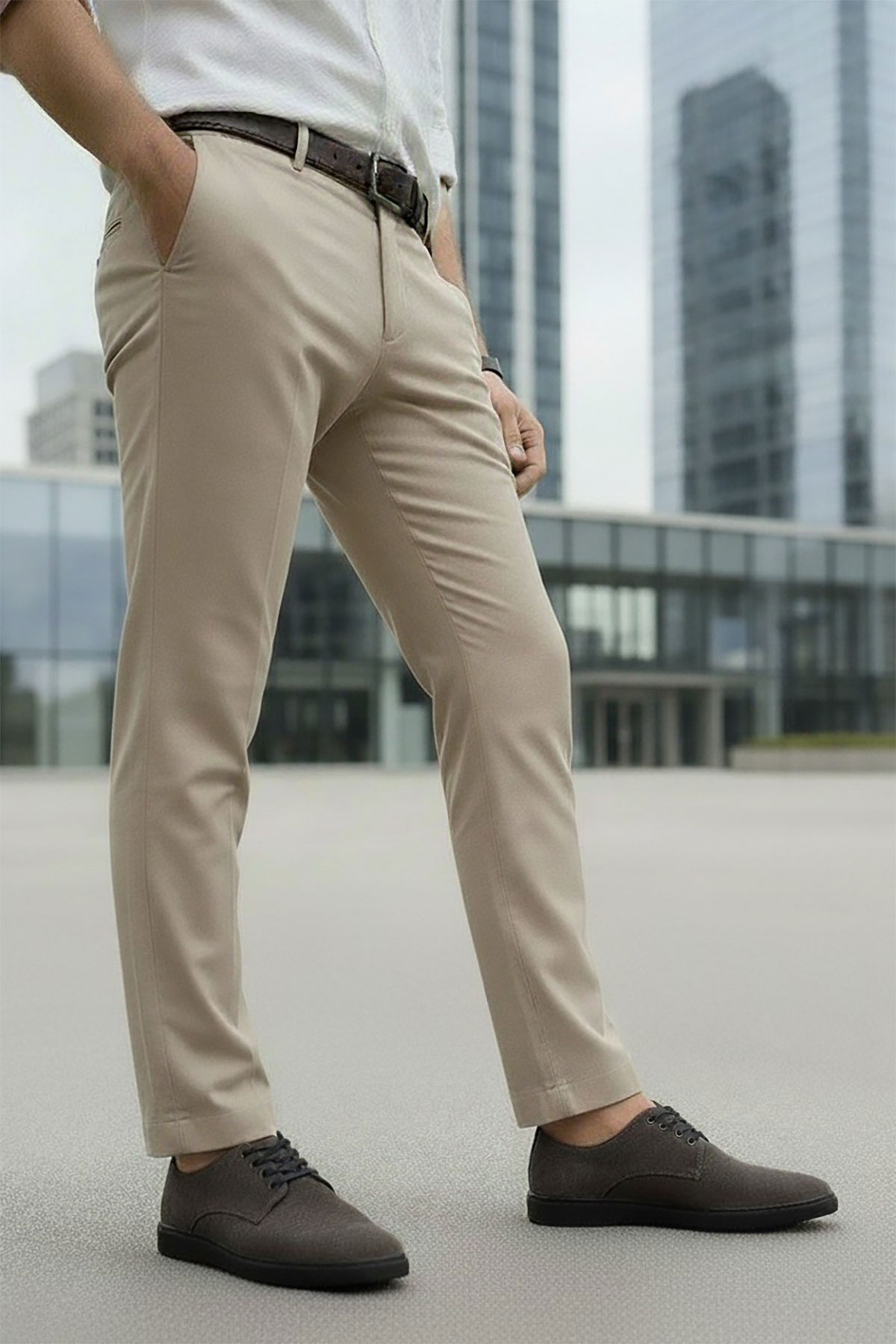 INCI VALISE 5PR Gri Erkek Comfort Ayakkabı - Görsel 3