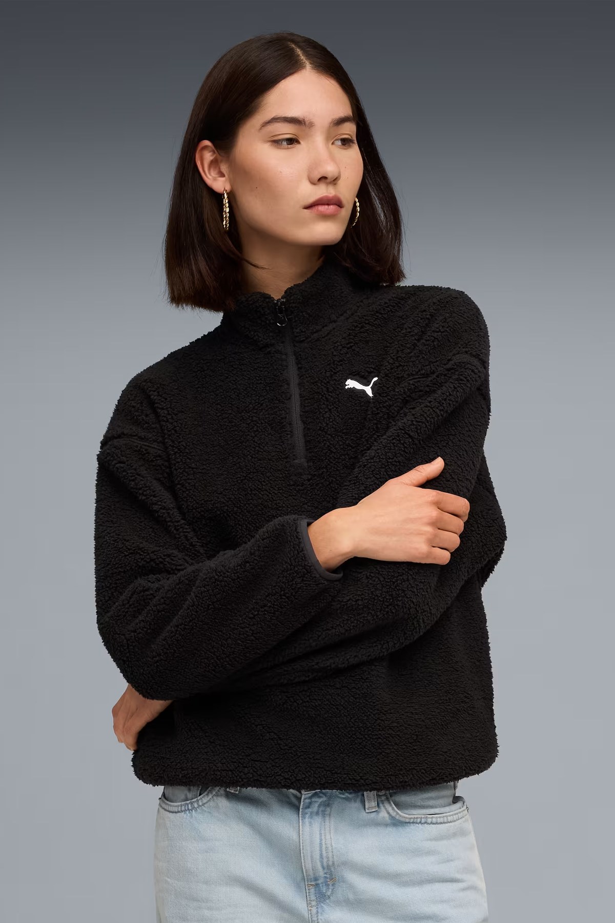 【SHIHO】AMERICANA Pile Back Henry Tops Harriton M420W - Women's Pilbloc V-Neck Sweater
