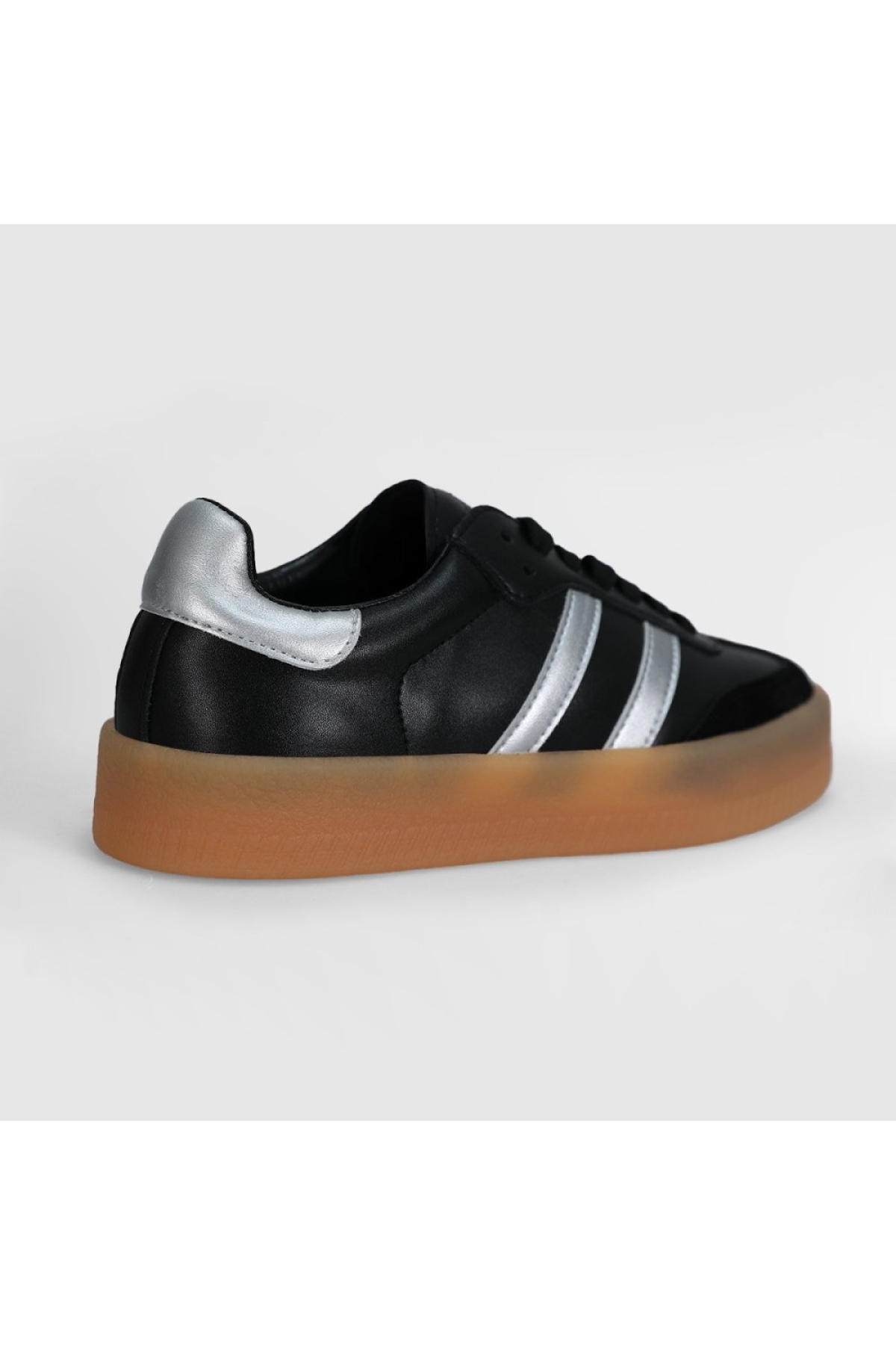 Lufıan Stella Unisex Siyah Deri Spor Ayakkabı 122230030 - Görsel 3