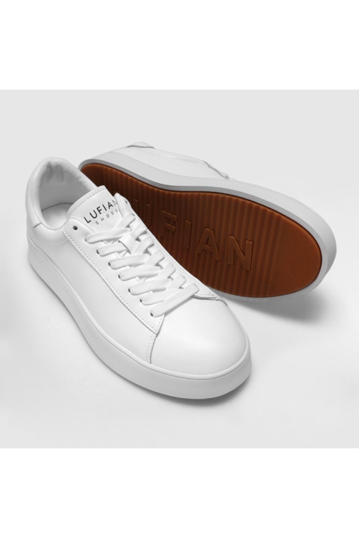 Lufıan Anton Beyaz Deri Erkek Spor Ayakkabı 111230254 - Görsel 3