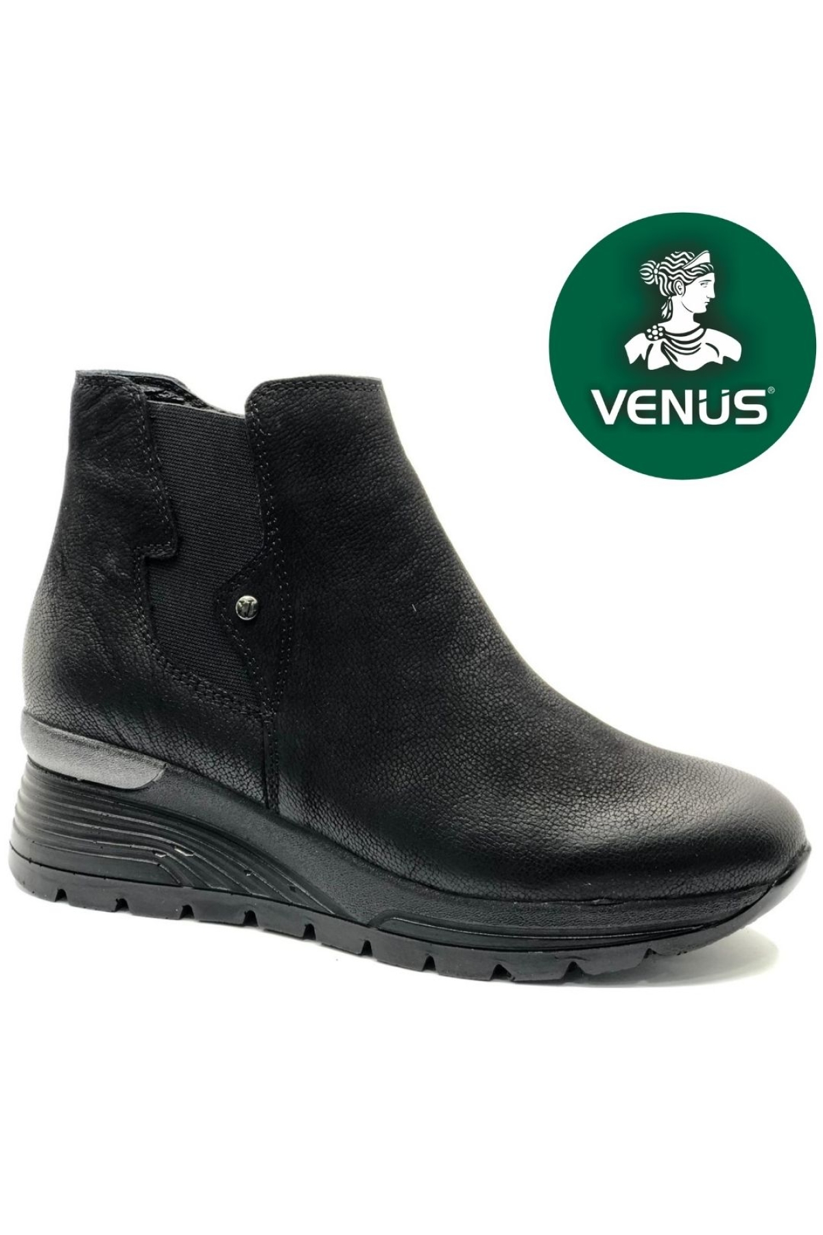 Ravven Hakiki Deri Aır-Flow Taban Ortopedik Kadın Bot - Görsel 3