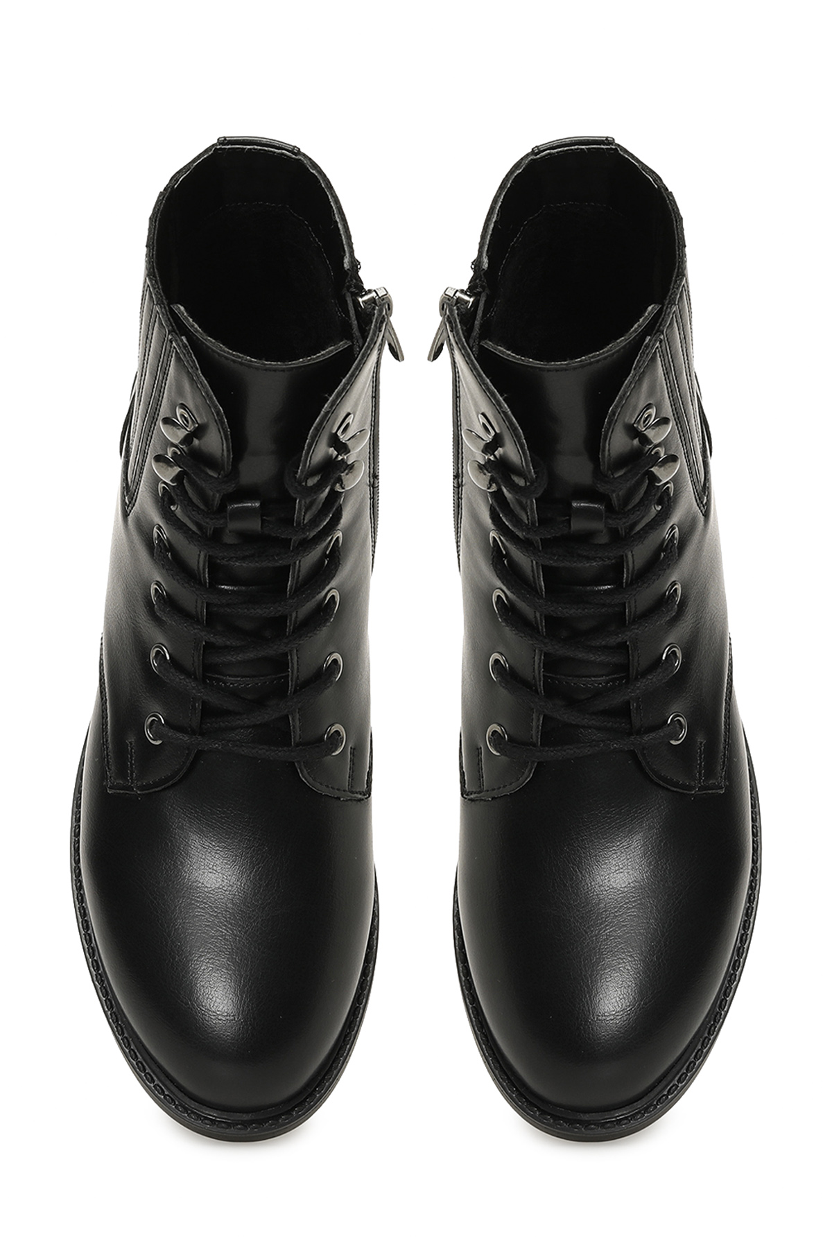 Polaris 324075.Z 5PR Siyah Kadın Düz Bot - Görsel 5