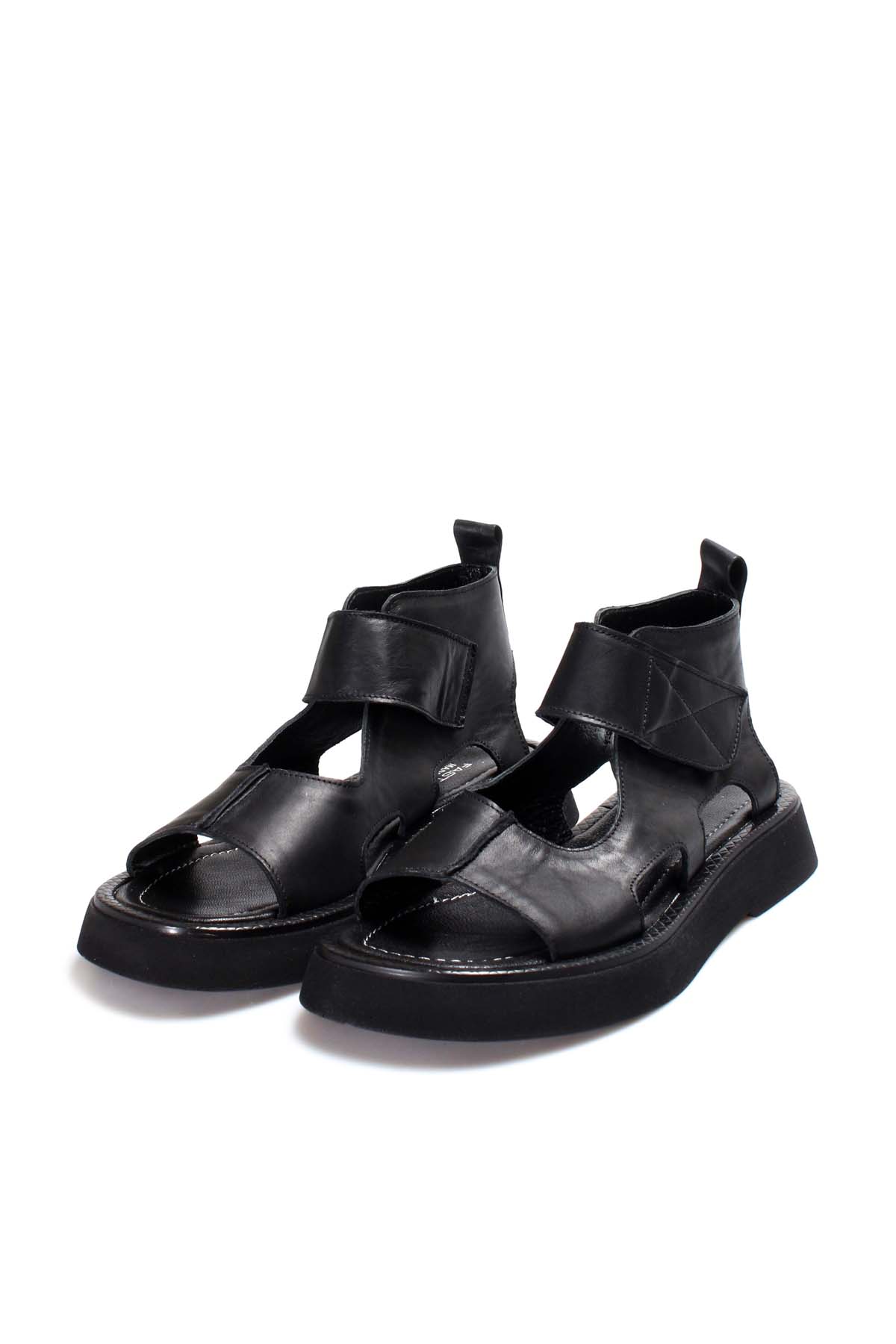 Hakiki Deri Kadın Klasik Sandalet 281ZA20755 - Görsel 7