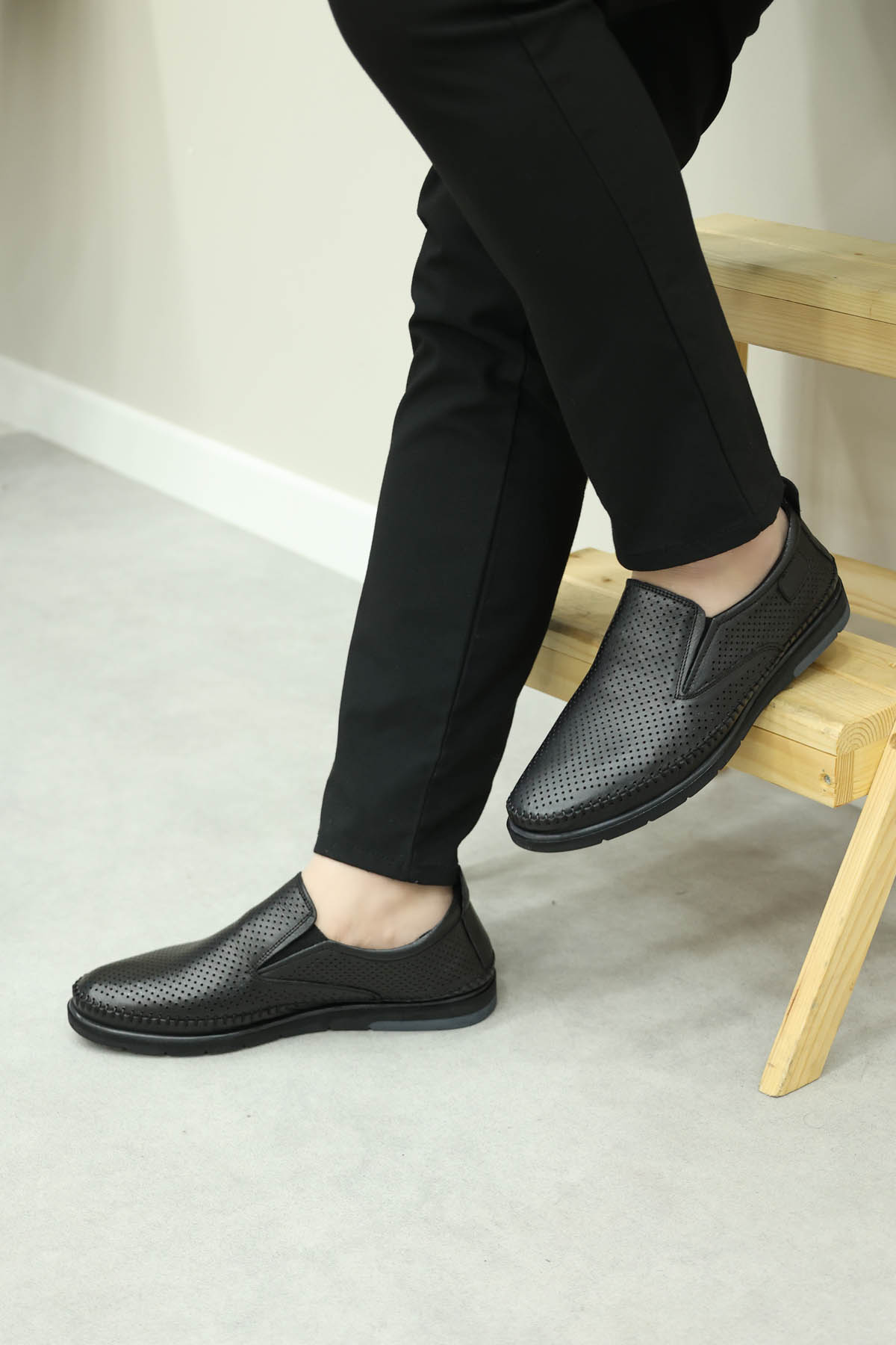 Hakiki Deri Erkek Casual Ayakkabı 711MA07LZR - Görsel 2