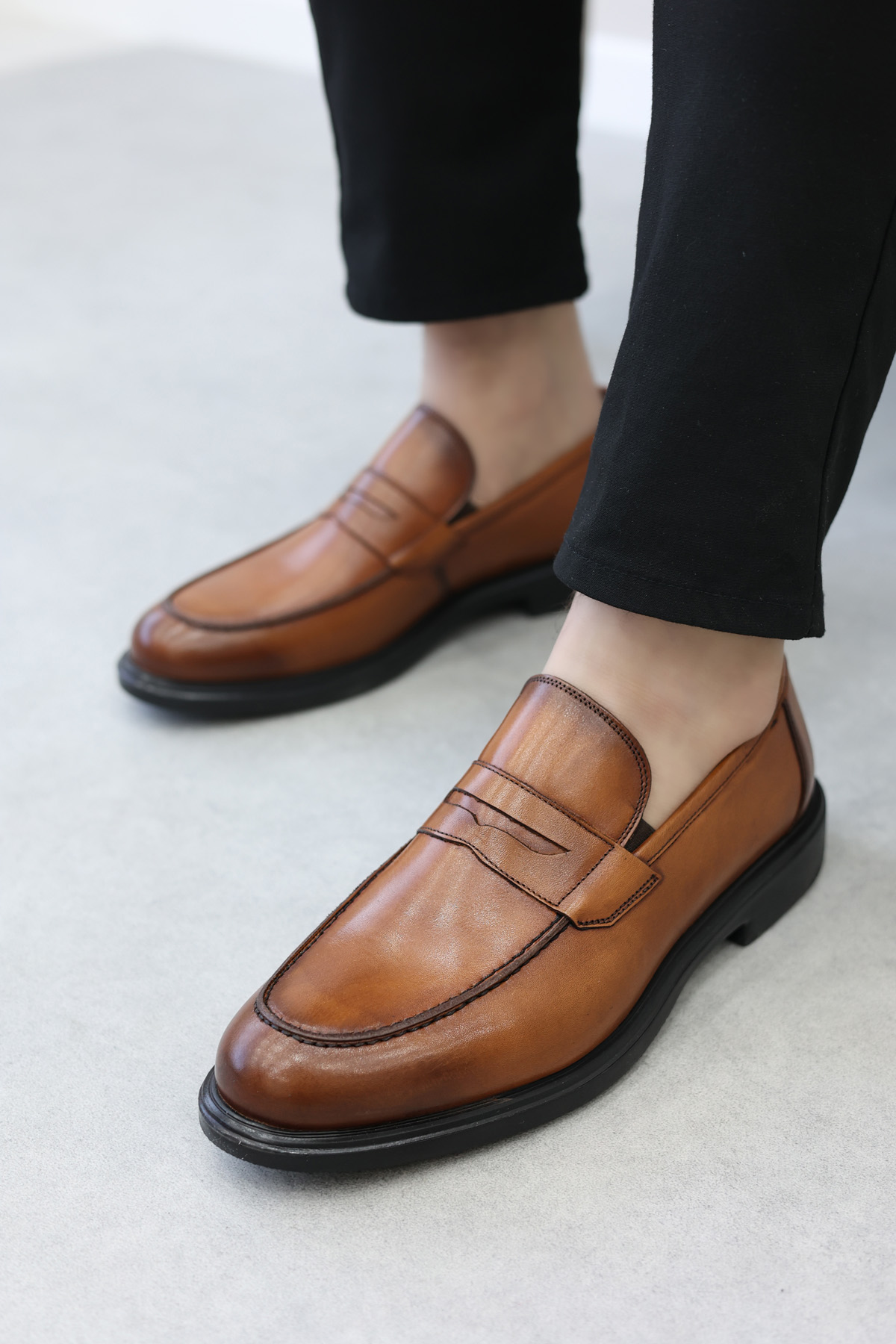 Hakiki Deri Erkek Klasik Ayakkabı 630MA308 - Görsel 2