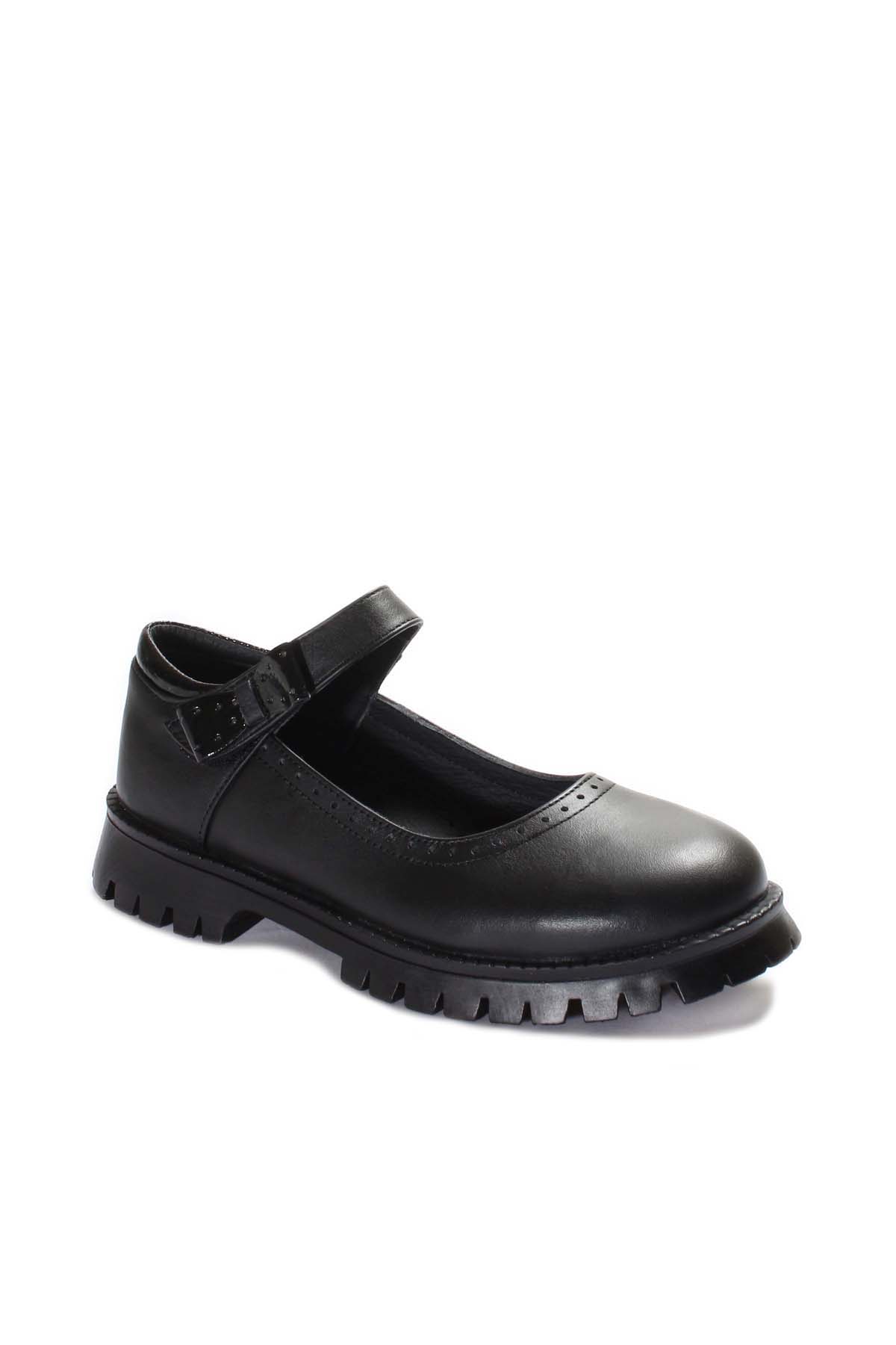 Hakiki Deri Kız Çocuk Casual Ayakkabı 006XA912 - Görsel 4