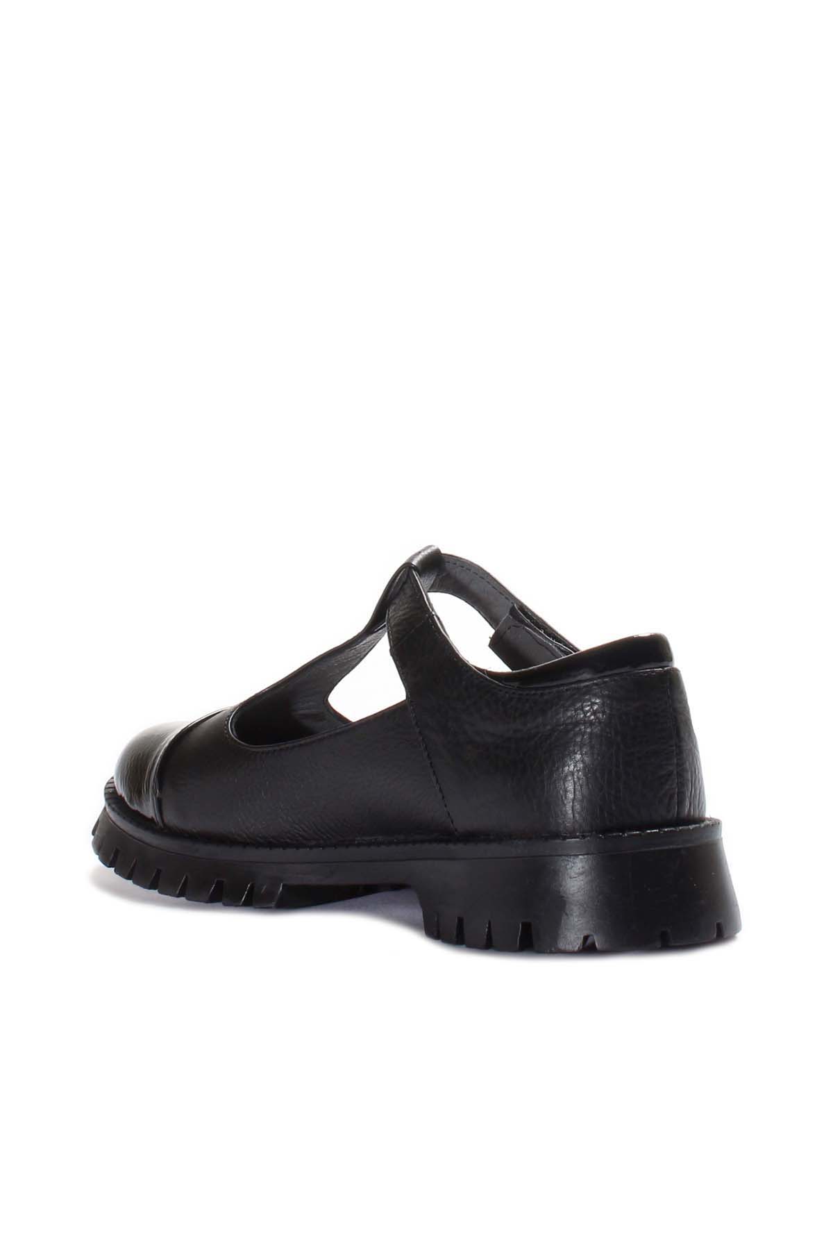 Hakiki Deri Kız Çocuk Casual Ayakkabı 006XA911 - Görsel 4