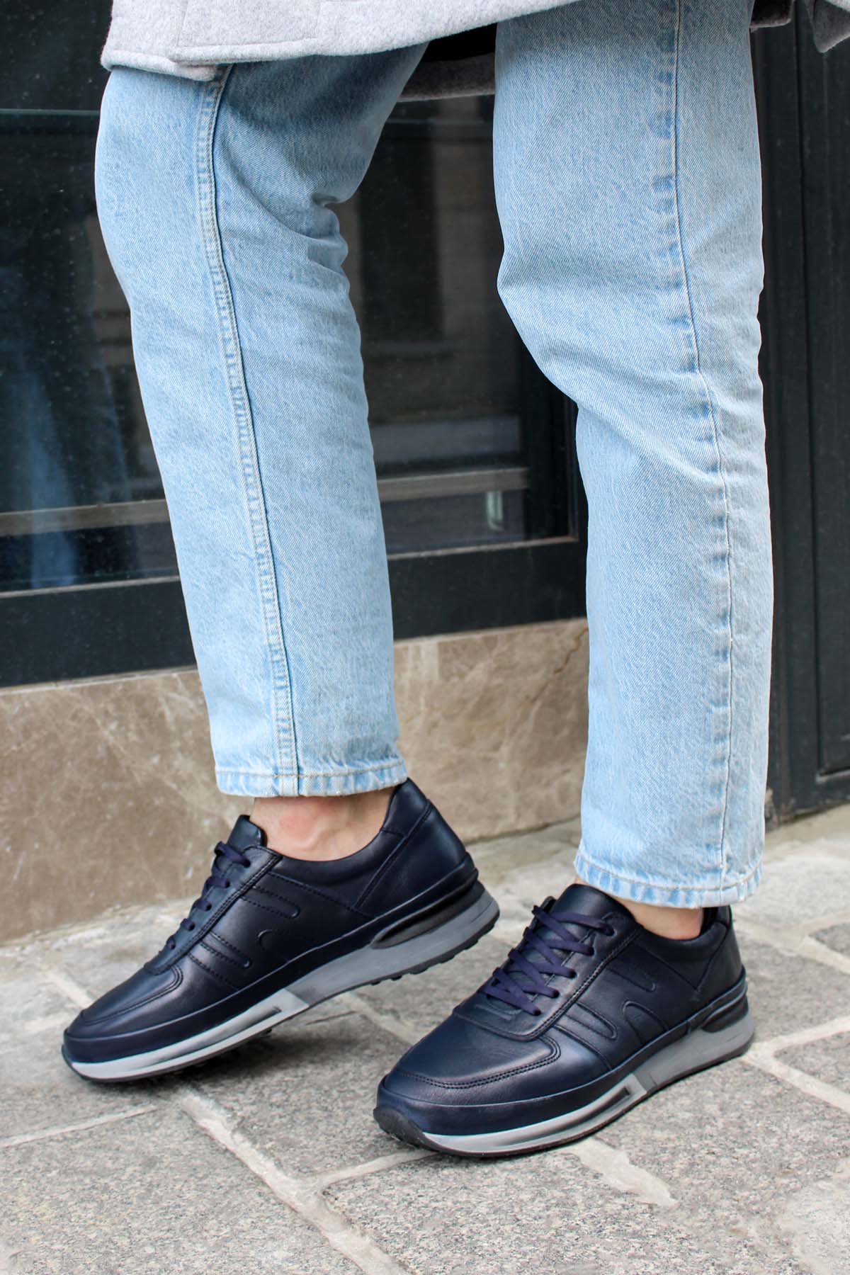 Hakiki Deri Erkek Spor Ayakkabı 600MA326 - Görsel 2