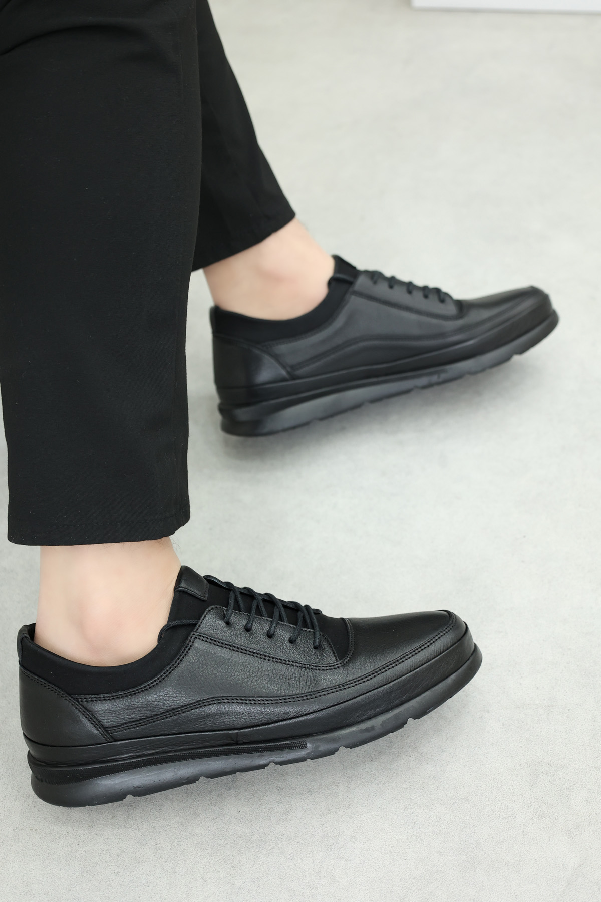 Hakiki Deri Erkek Spor Ayakkabı 855MA655 - Görsel 2