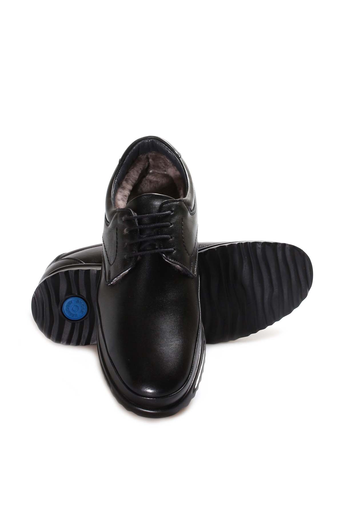 Hakiki Deri Kürklü Erkek Casual Ayakkabı 662KMA5360 - Görsel 5