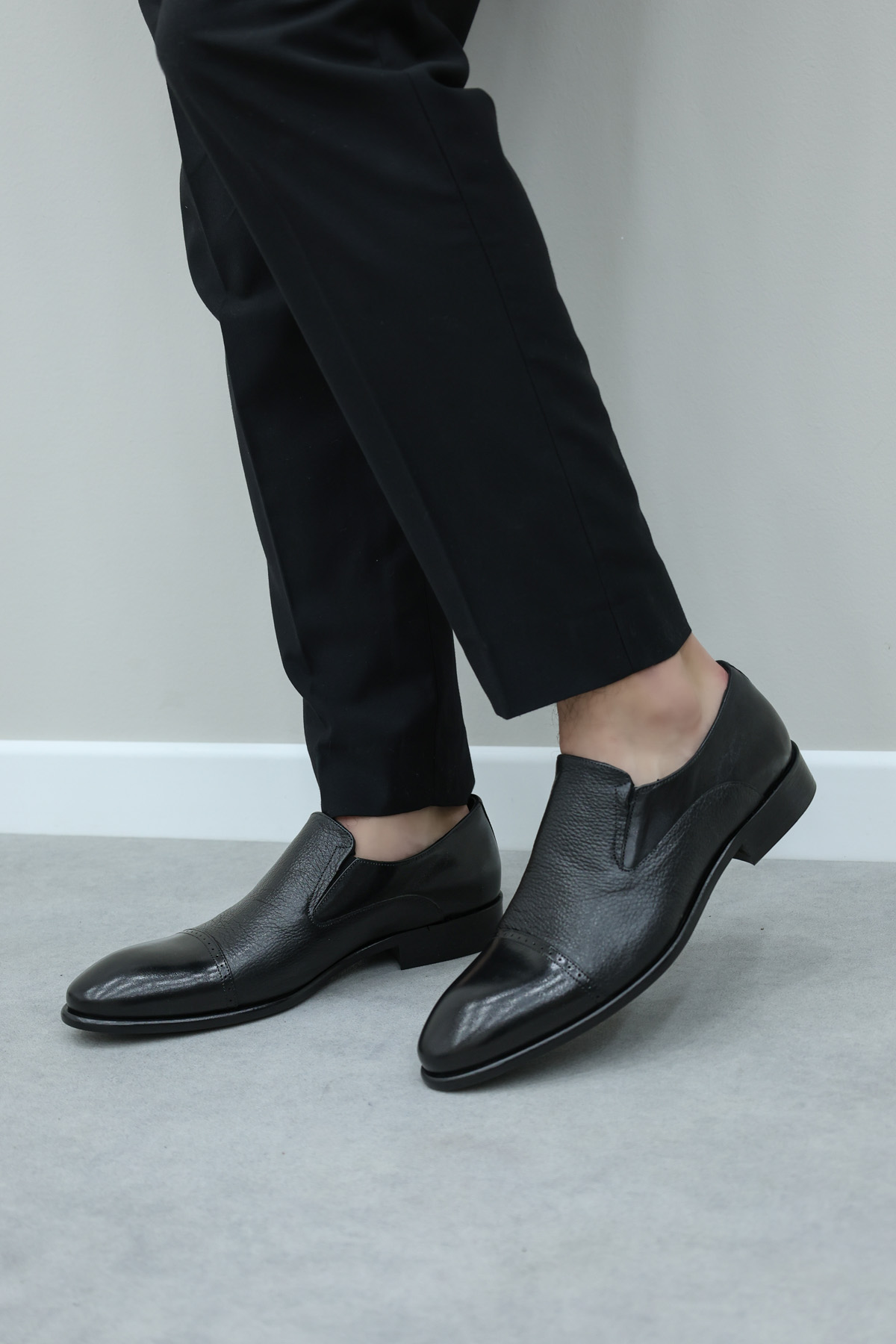 Hakiki Deri Kösele Erkek Klasik Ayakkabı 237MA575 - Görsel 8