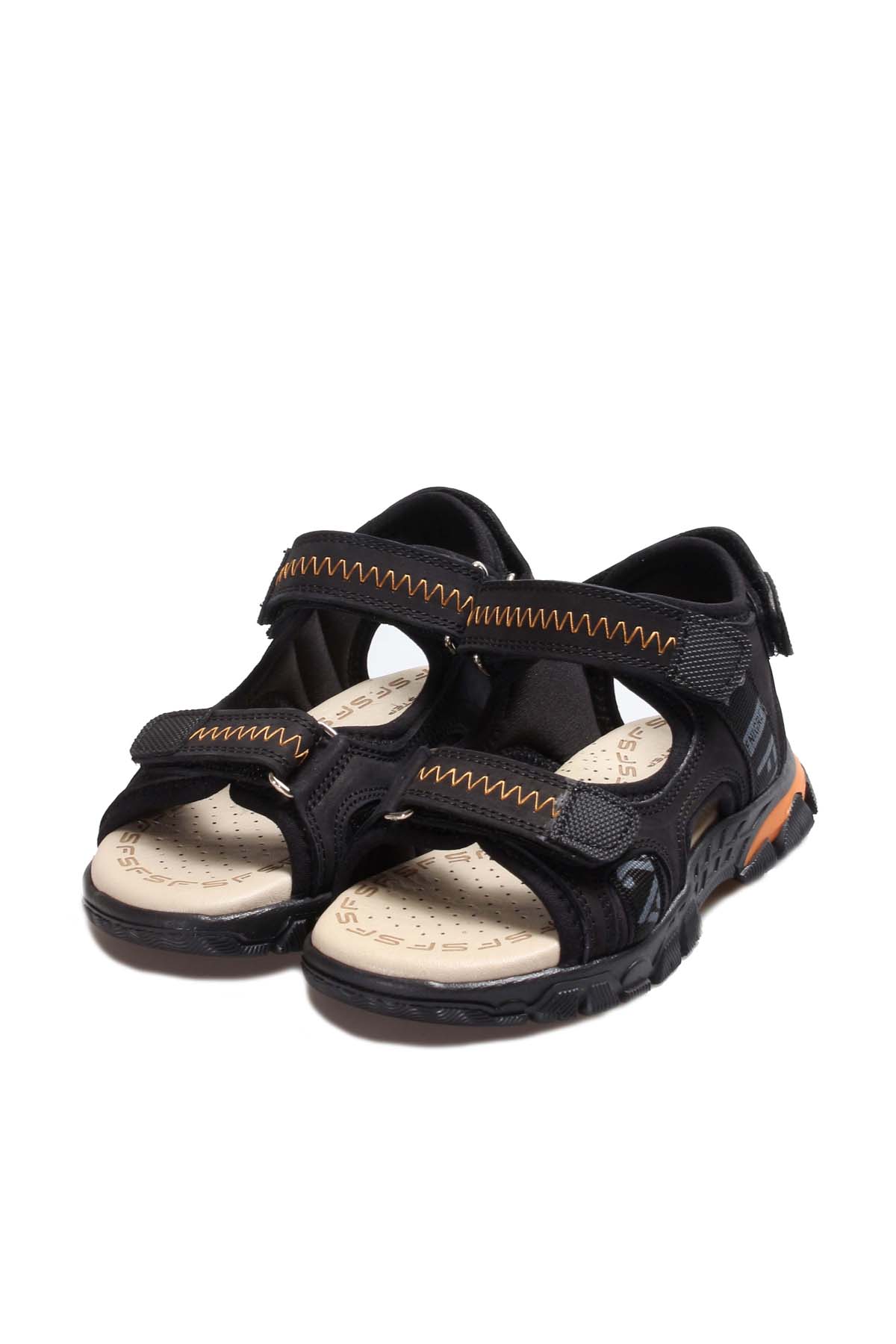 Hakiki Deri Unisex Çocuk Klasik Sandalet 574XCA1005 - Görsel 7