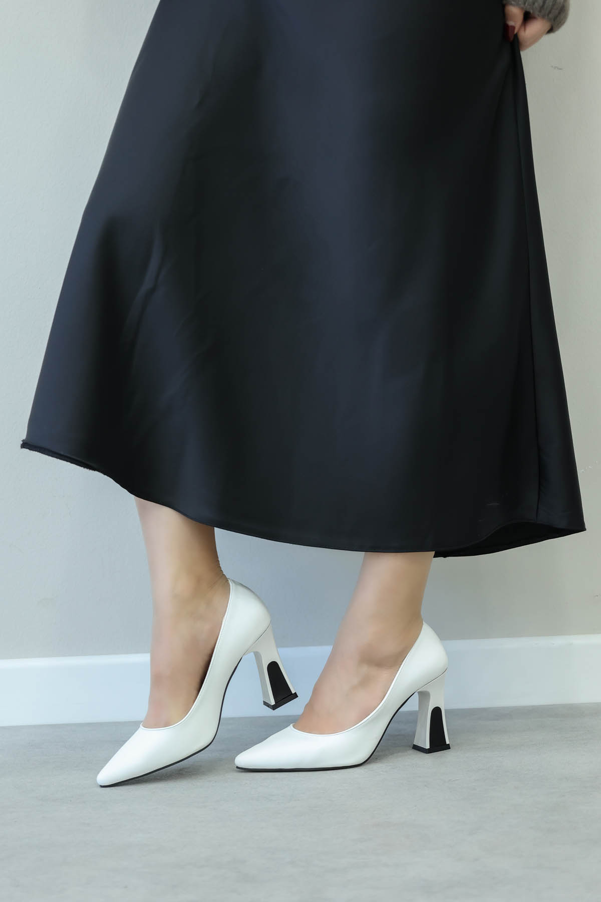 Kadın İnce Topuk Ayakkabı 792ZA3910 - Görsel 2