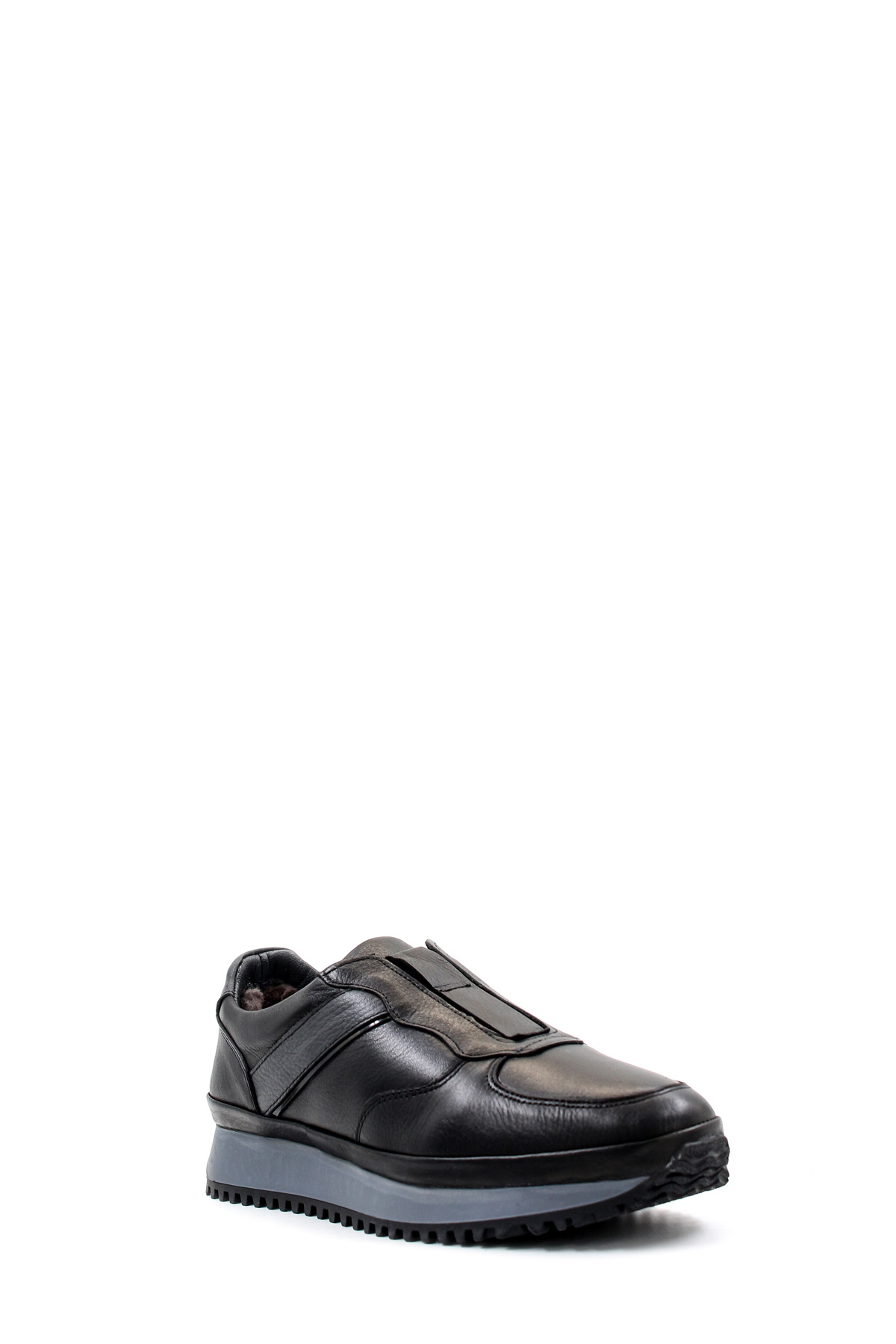 Hakiki Deri Kürklü Erkek Casual Ayakkabı 722KMA871 - Görsel 5