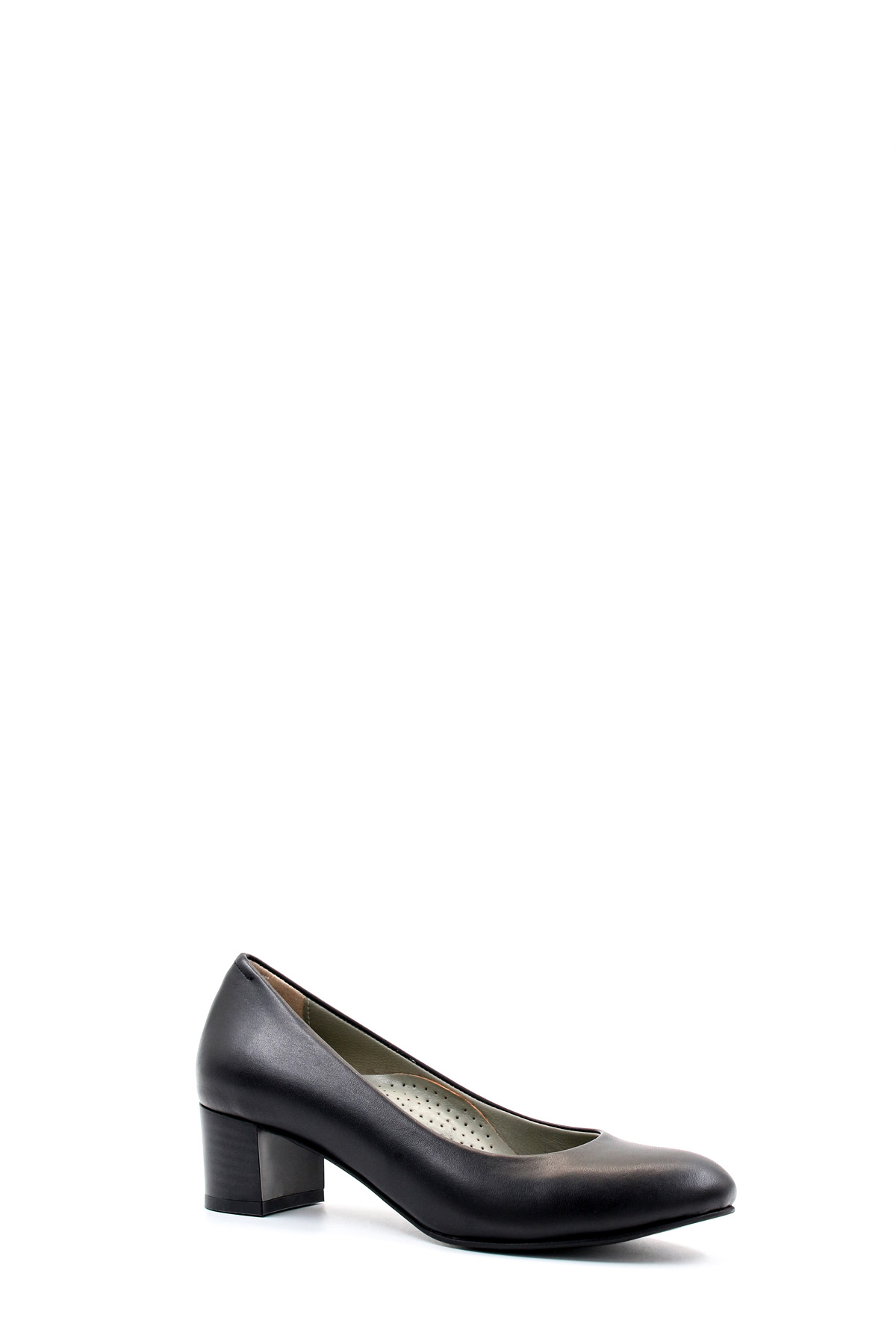 Hakiki Deri Kadın Kalın Topuklu Ayakkabı 792ZA057 - Görsel 5