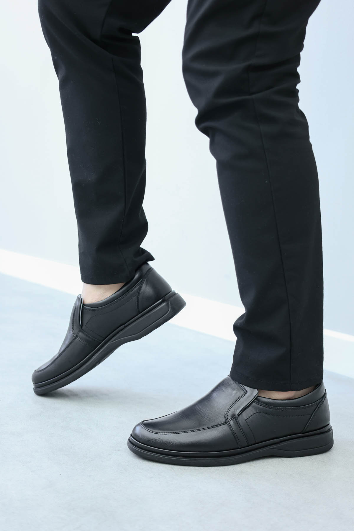 Hakiki Deri Ortopedik Erkek Casual Ayakkabı 662MA209 - Görsel 2