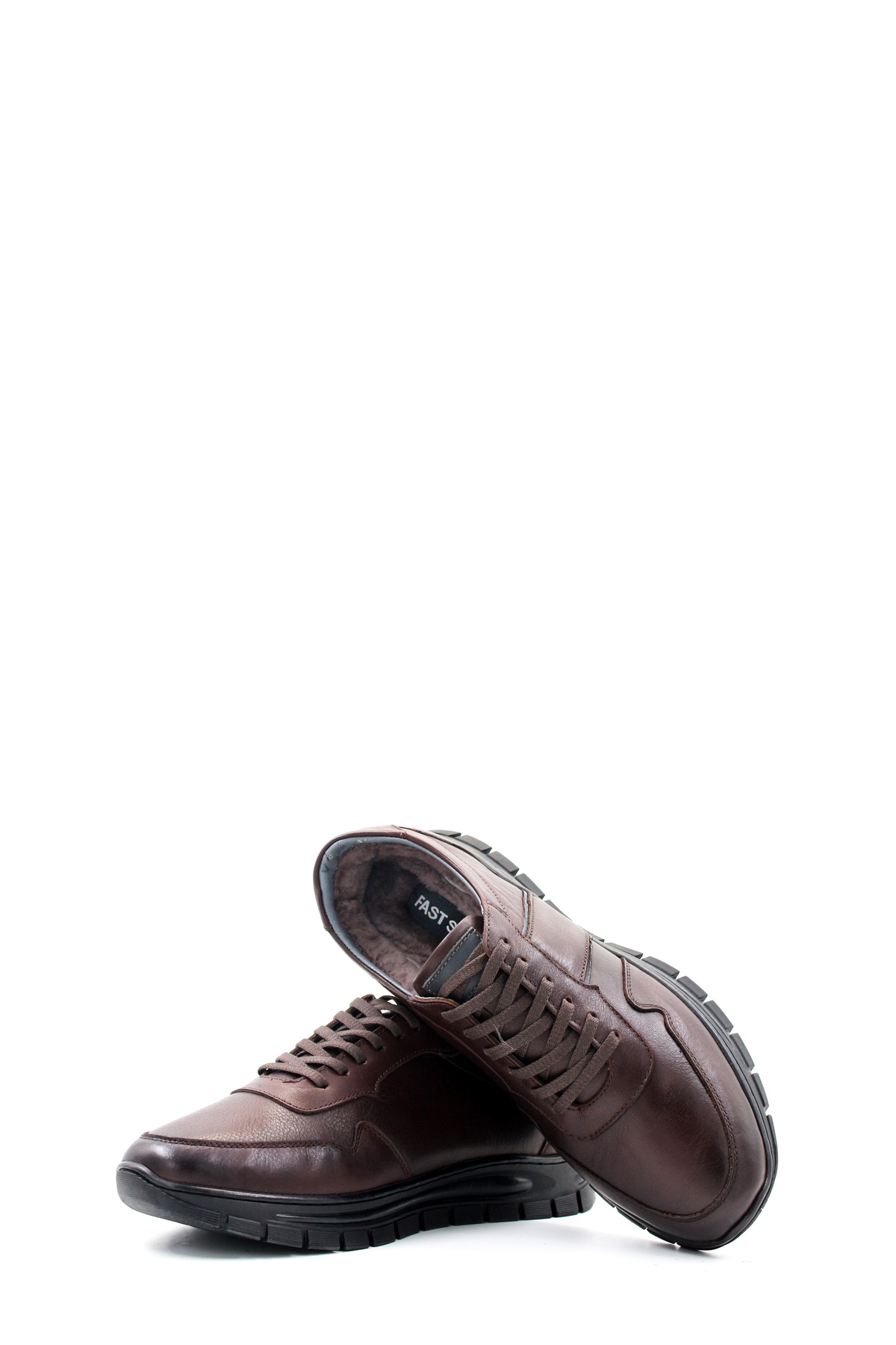 Hakiki Deri Kürklü Erkek Casual Ayakkabı 951KMA101 - Görsel 6