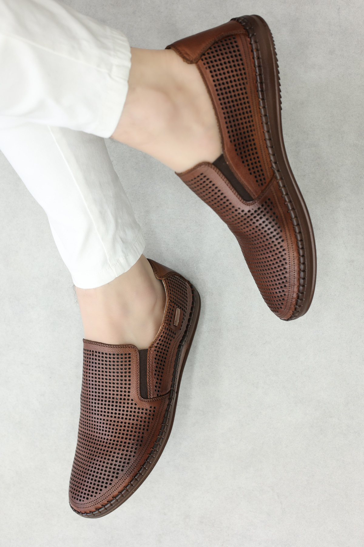 Hakiki Deri Erkek Casual Ayakkabı 126MA803 - Görsel 3