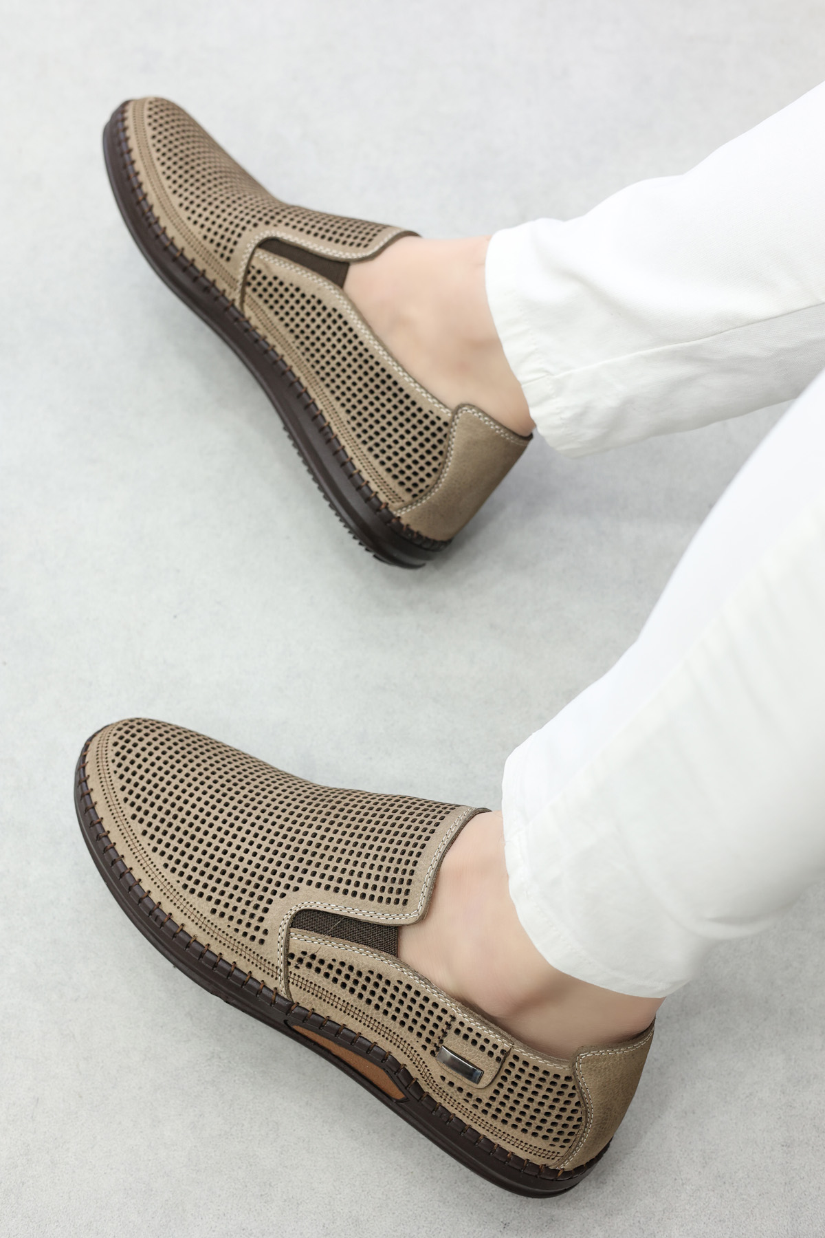 Hakiki Deri Erkek Casual Ayakkabı 126MA803 - Görsel 2