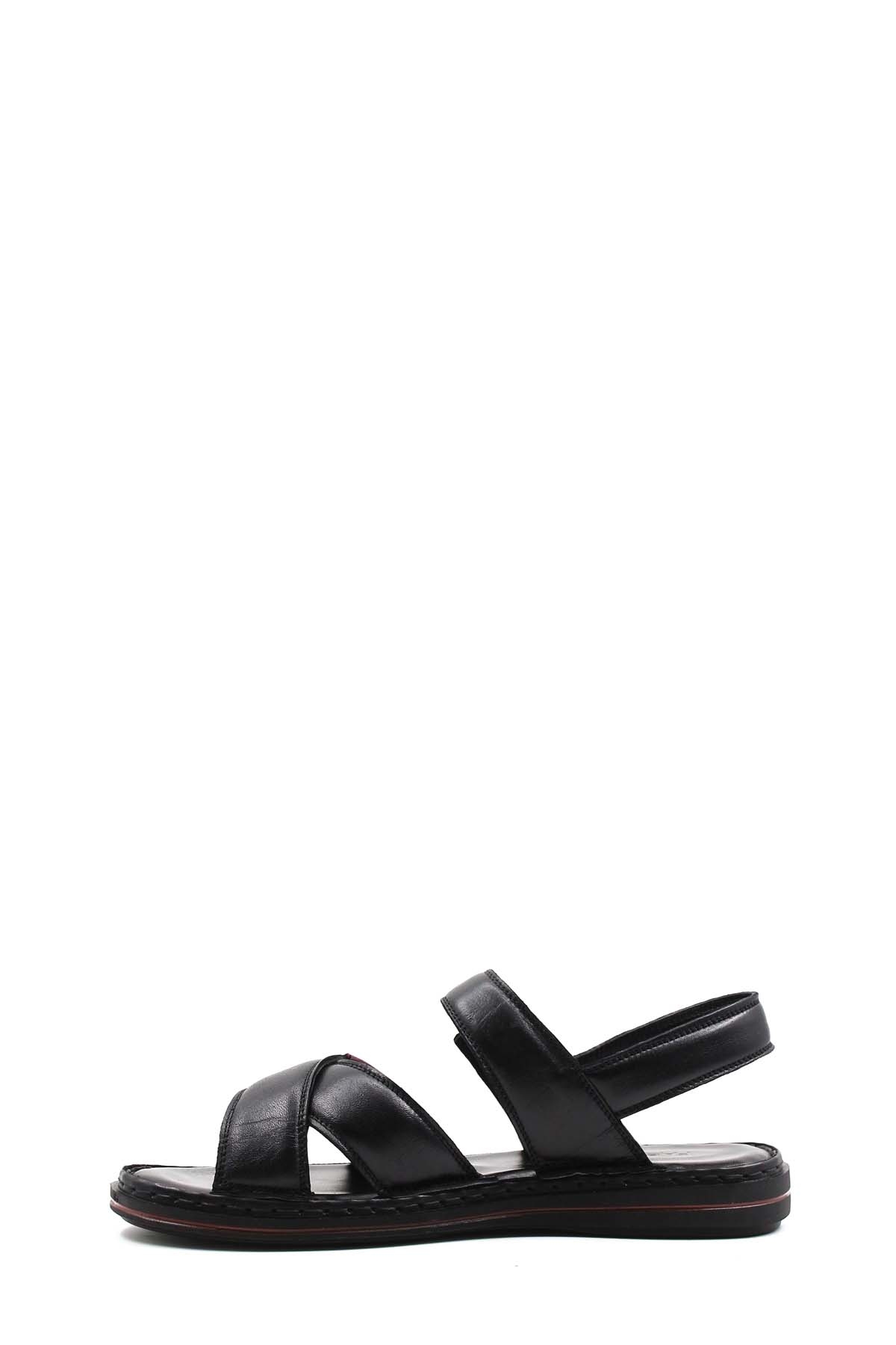 Hakiki Deri Erkek Klasik Sandalet 128MA216 - Görsel 4