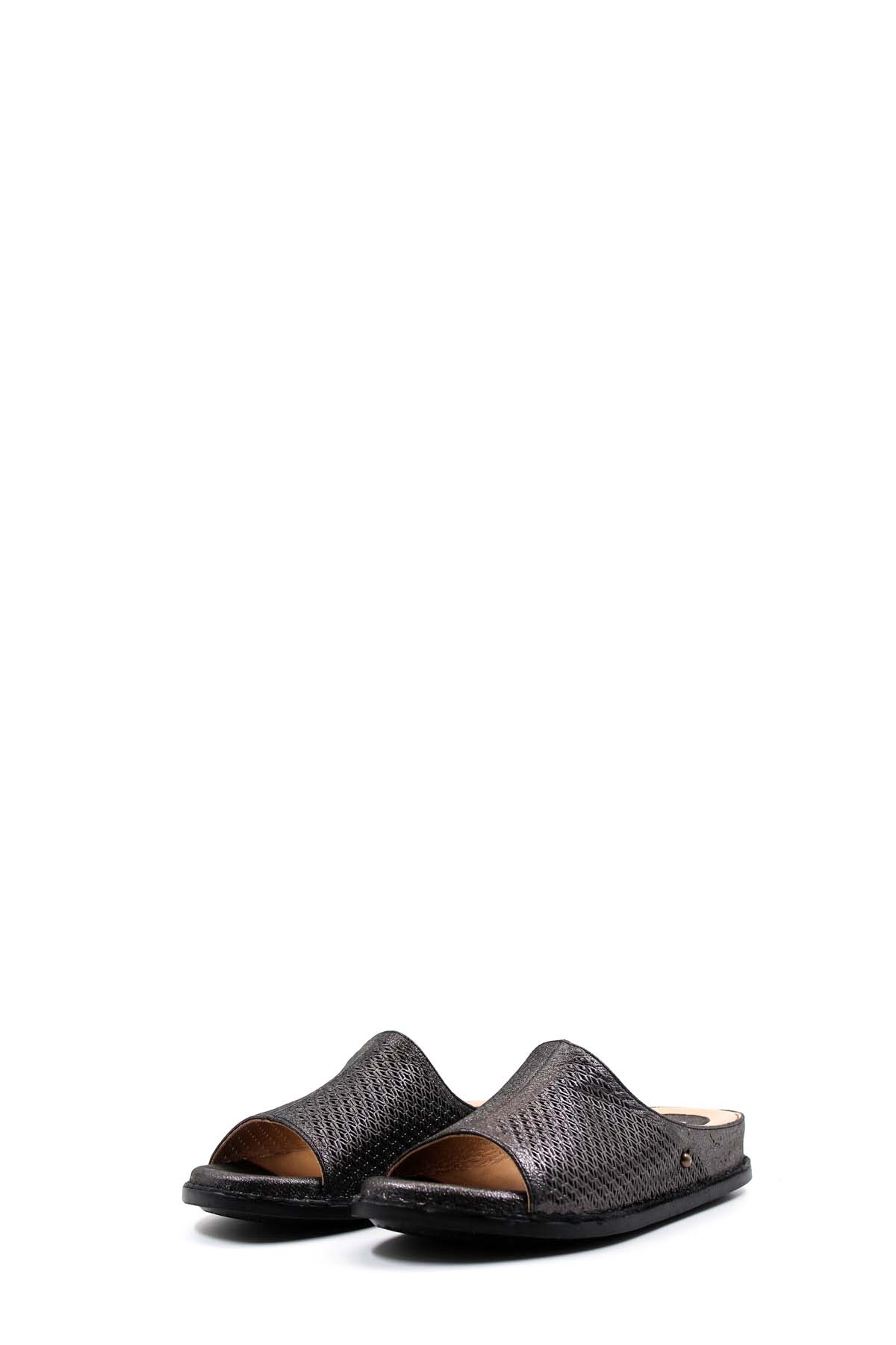 Hakiki Deri Kadın Düz Terlik 733ZA912 - Görsel 6