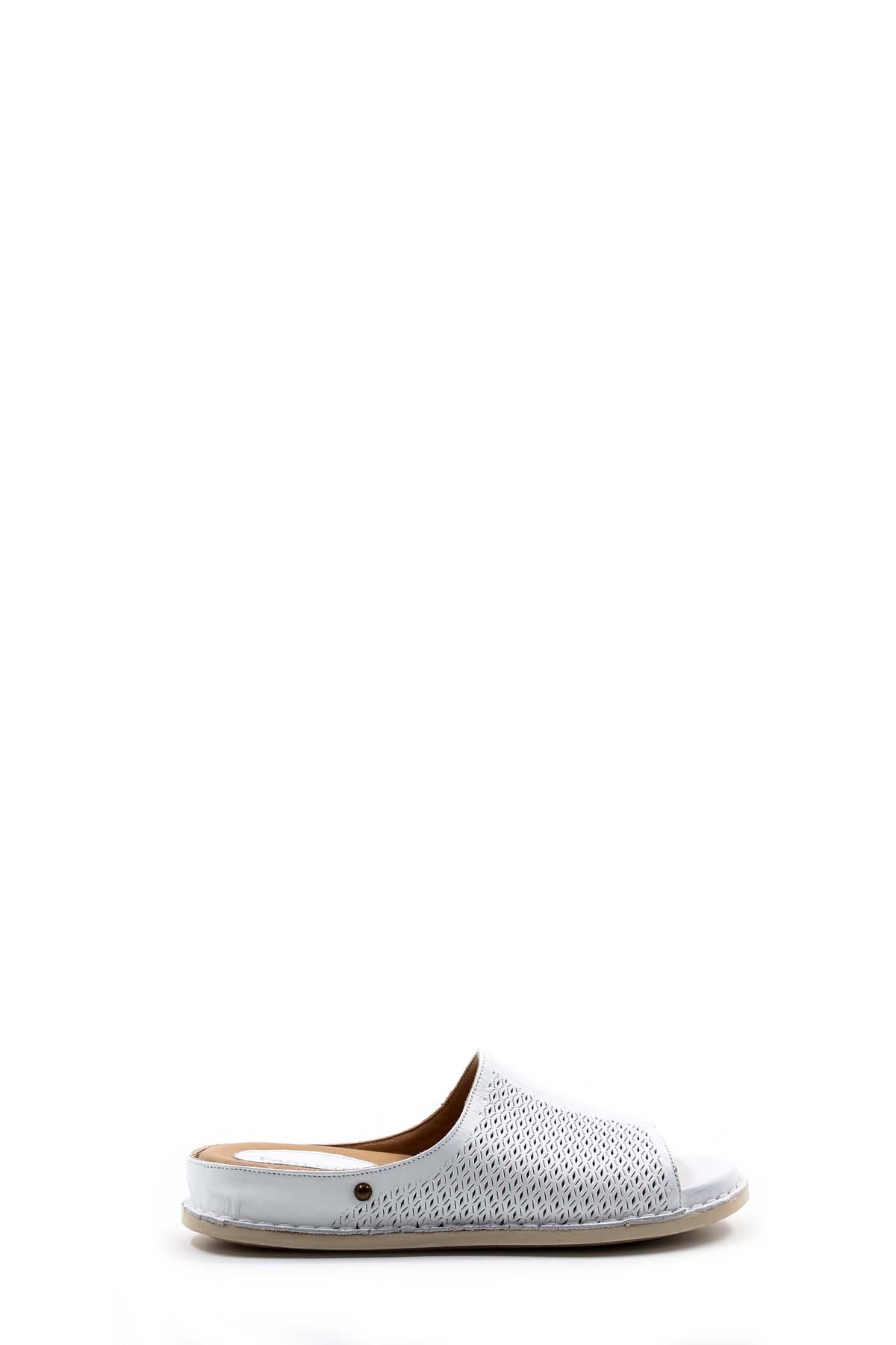 Hakiki Deri Kadın Düz Terlik 733ZA912 - Görsel 2