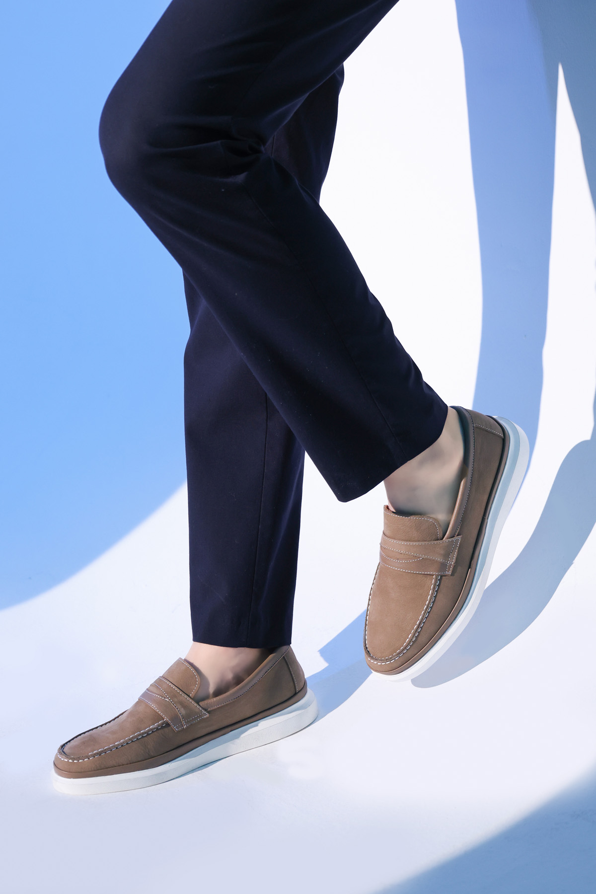 Hakiki Deri Erkek Casual Ayakkabı 722MA468 - Görsel 2