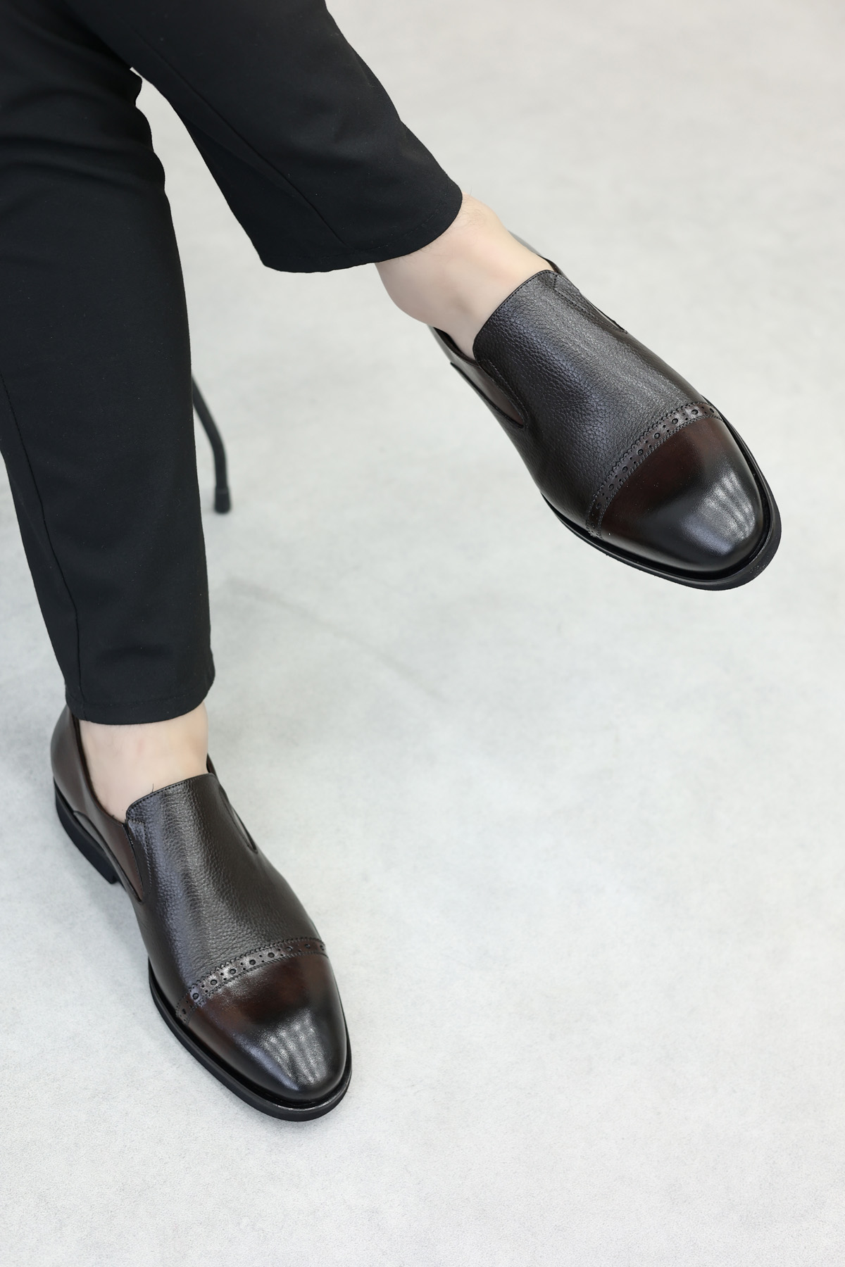 Hakiki Deri Erkek Klasik Ayakkabı 237MA578 - Görsel 2