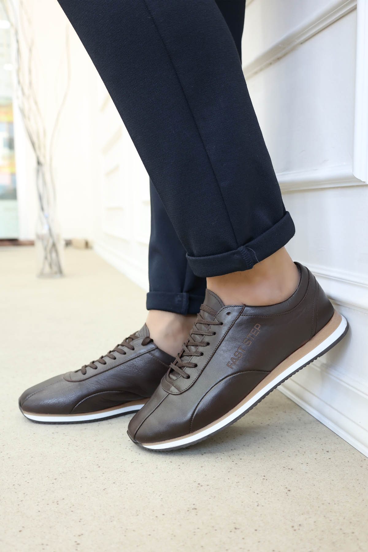 Hakiki Deri Erkek Spor Ayakkabı 154MABNT - Görsel 2