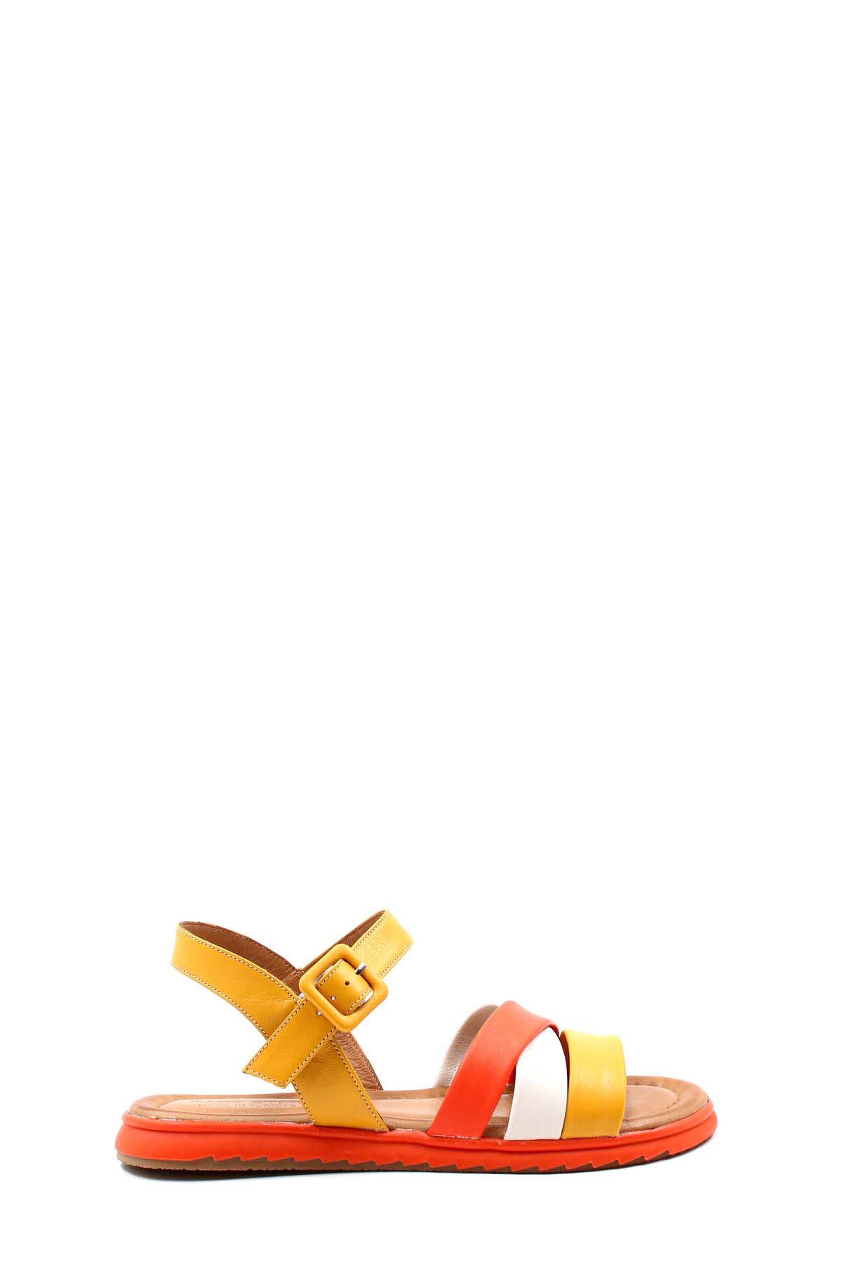 Hakiki Deri Kadın Klasik Sandalet 657ZA2467 - Görsel 2