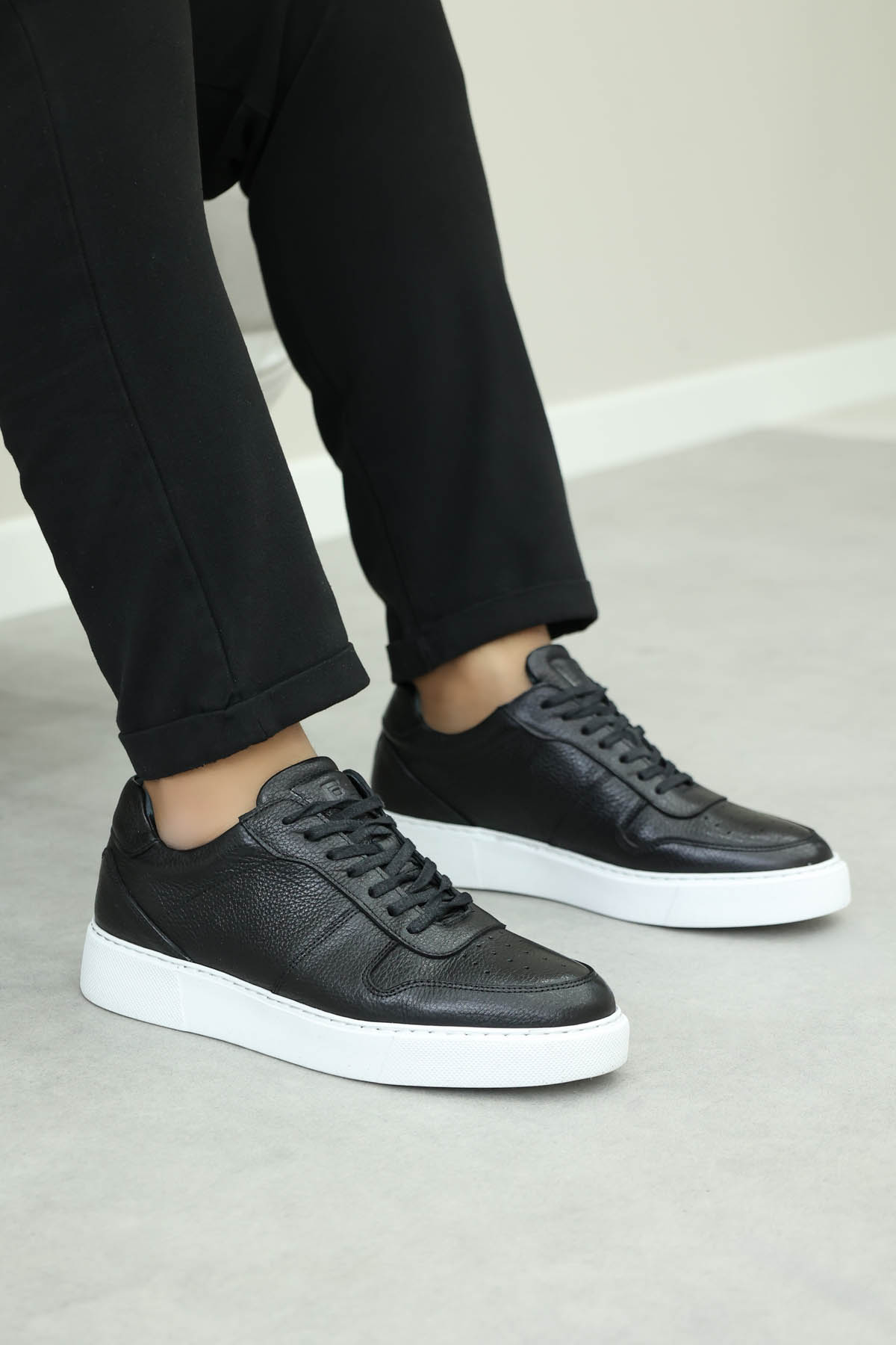 Hakiki Deri Erkek Spor Ayakkabı 987MA7042EVA - Görsel 2