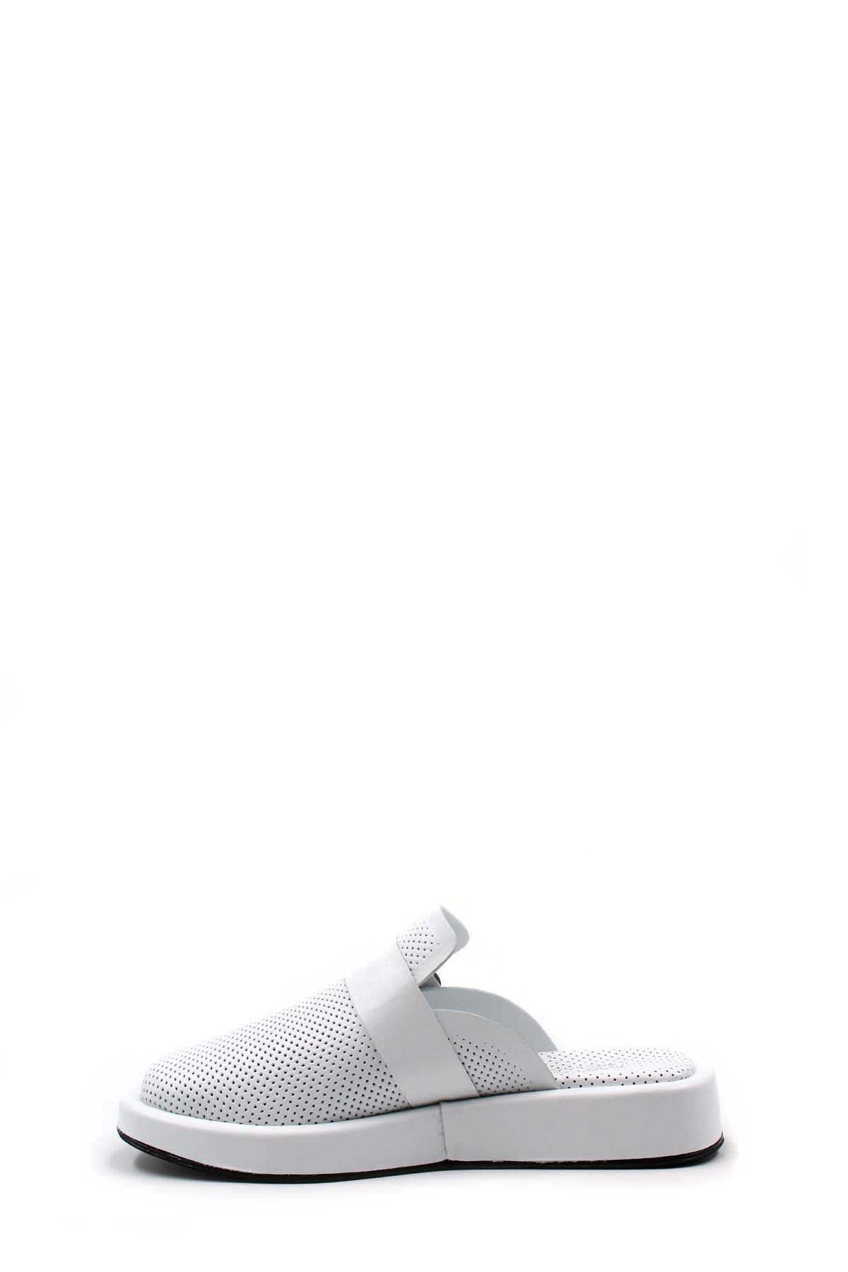 Hakiki Deri Kadın Düz Terlik 710ZA298 - Görsel 3