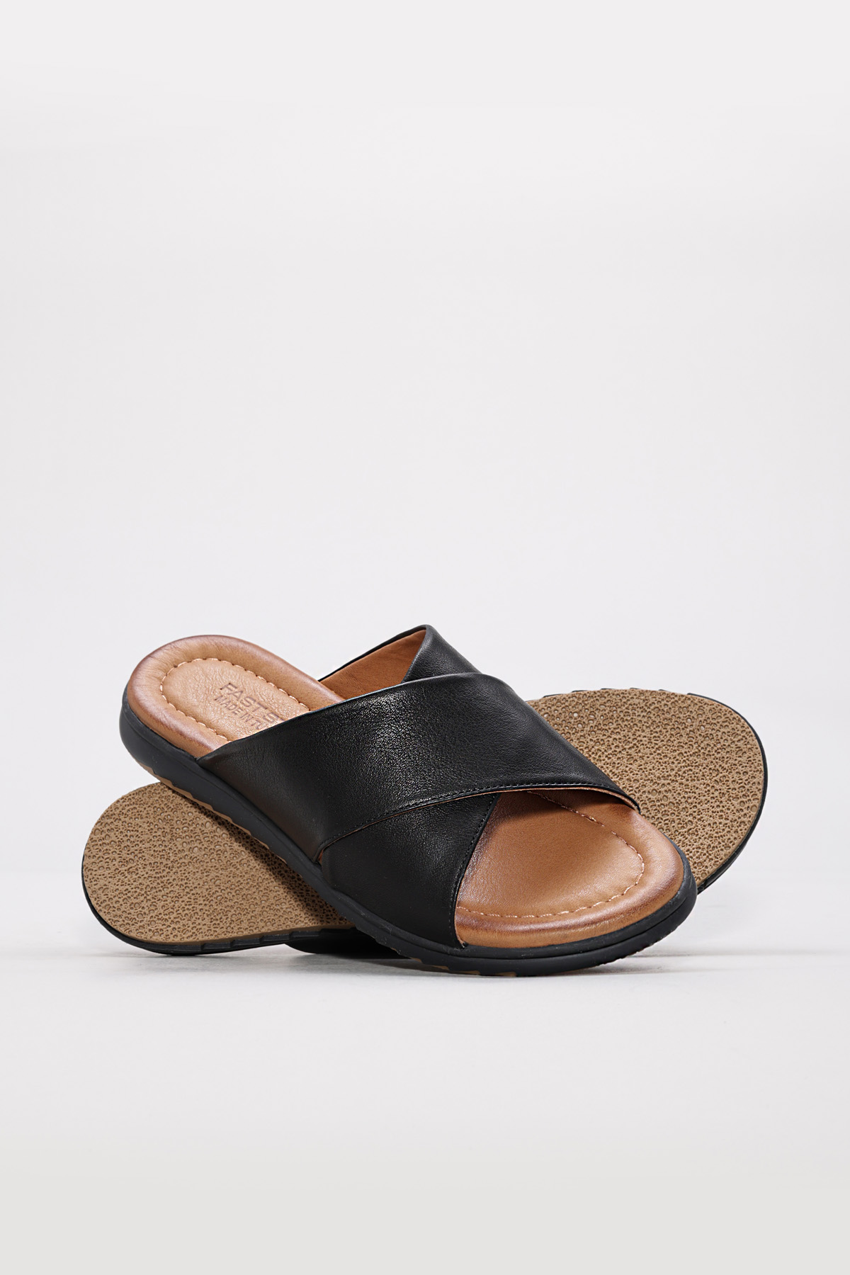 Hakiki Deri Kadın Düz Terlik 657ZA2444 - Görsel 5