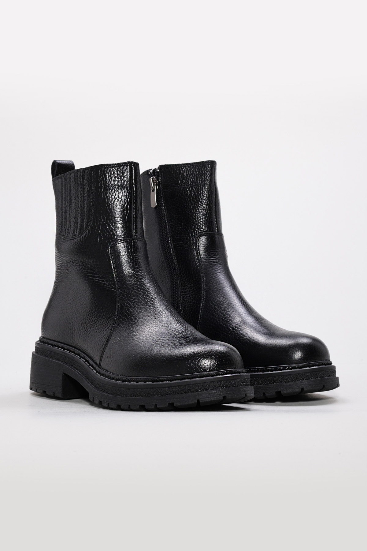 Hakiki Deri Kadın Kalın Taban Bot 257SZA624 - Görsel 6