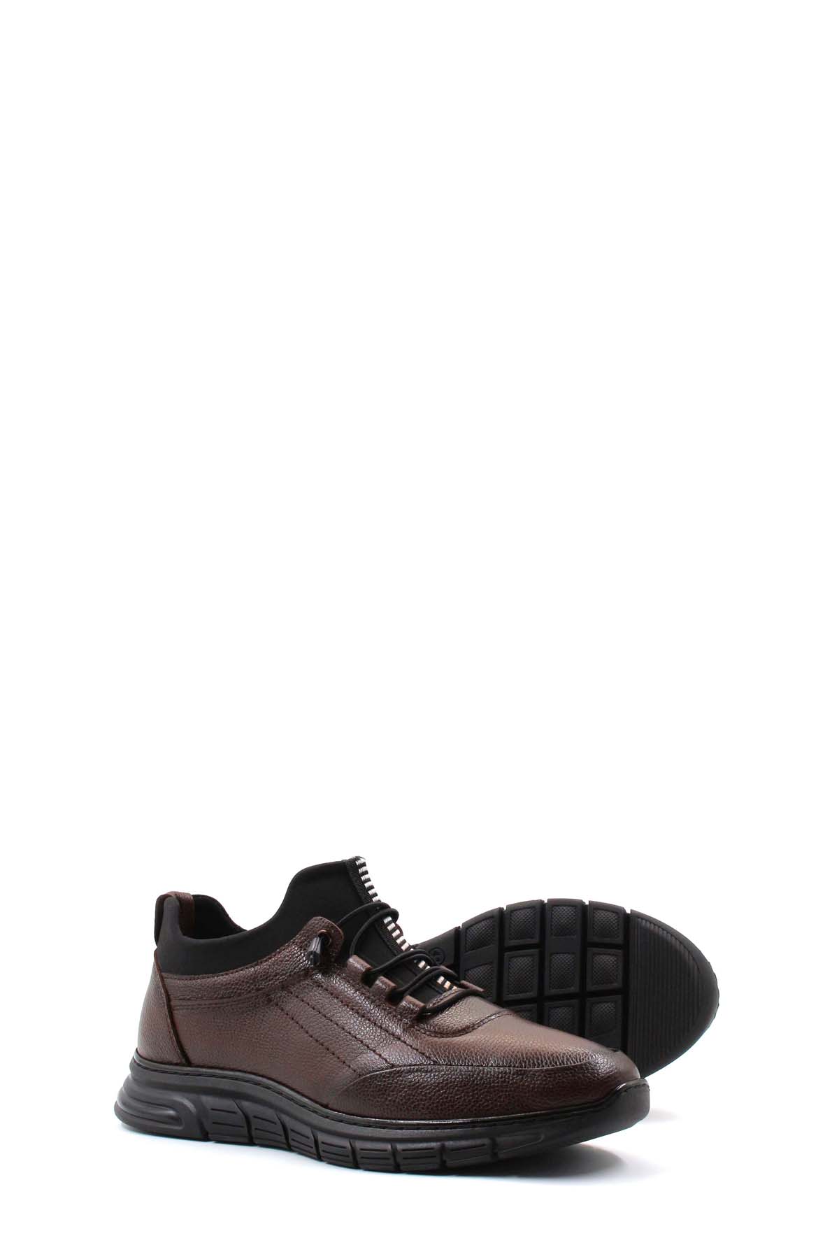 Hakiki Deri Erkek Casual Ayakkabı 161MA2102 - Görsel 4