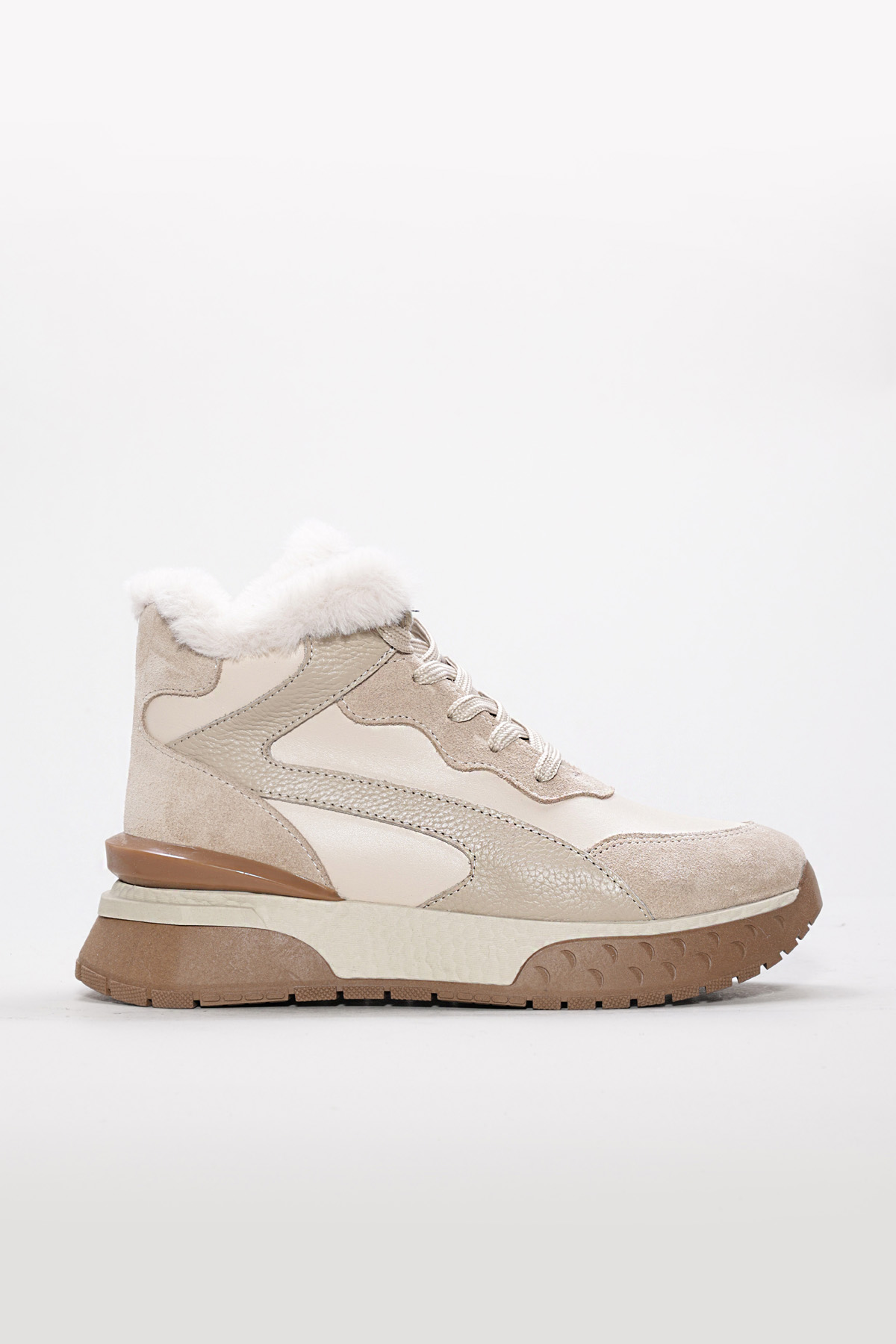 Hakiki Deri Kadın Kalın Taban Bot 757KZA23753 - Görsel 3