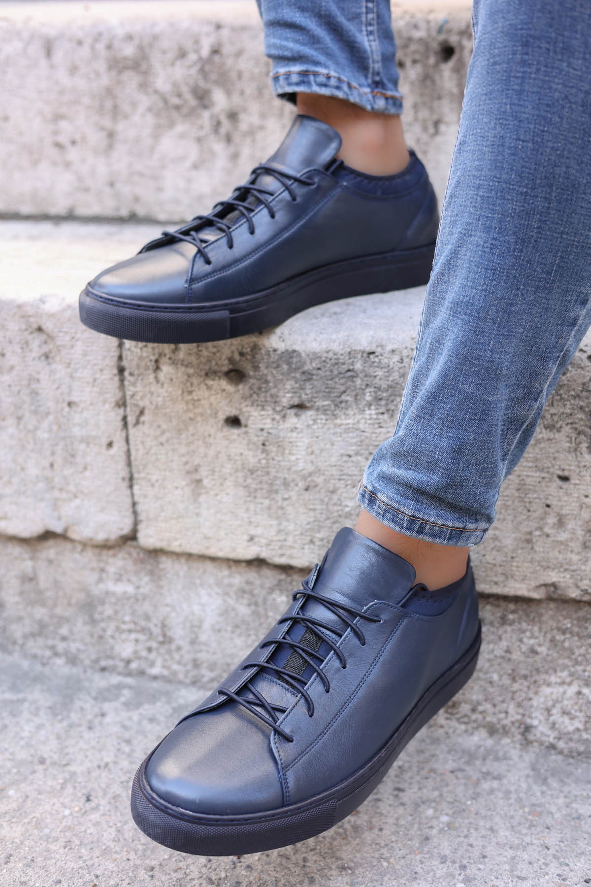 Hakiki Deri Erkek Casual Ayakkabı 819MA2315 - Görsel 2