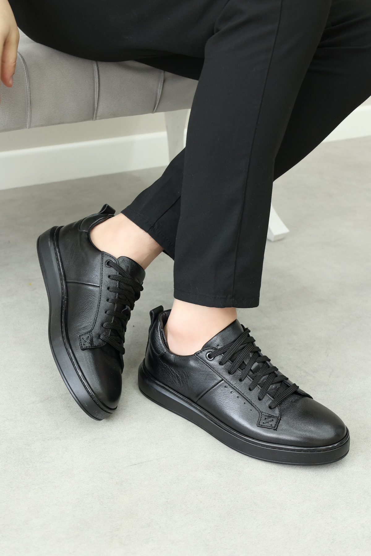 Hakiki Deri Erkek Casual Ayakkabı 819MA1230 - Görsel 2