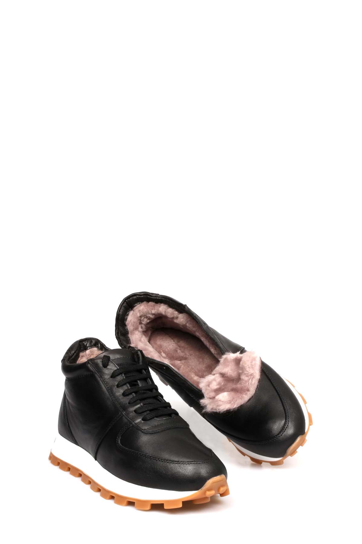 Hakiki Deri Kürklü Erkek Klasik Bot 154KGA1730 - Görsel 5