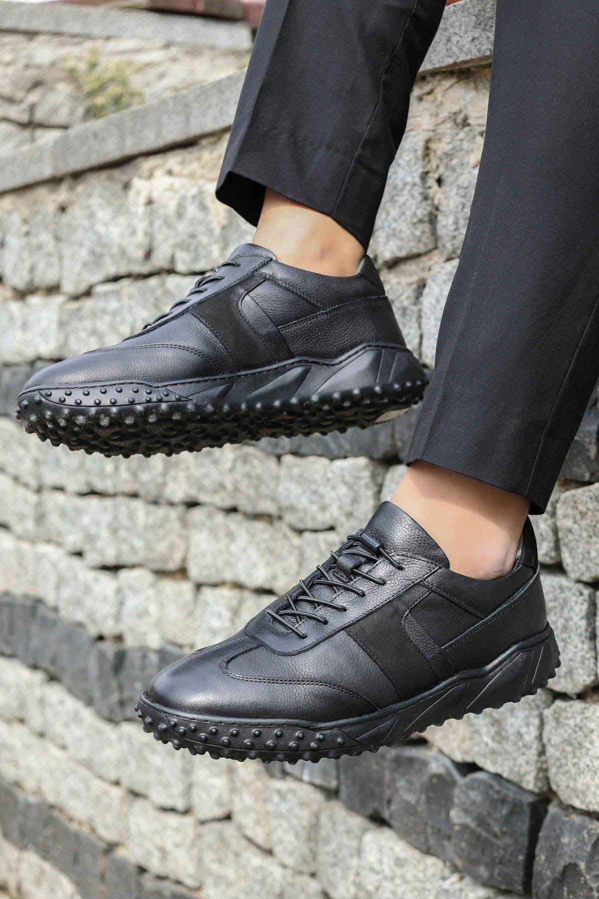 Hakiki Deri Erkek Casual Ayakkabı 815MA445 - Görsel 2