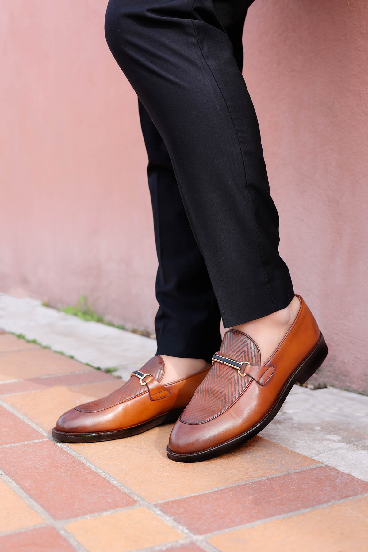 Hakiki Deri Erkek Klasik Ayakkabı 778MA24-441BS - Görsel 2