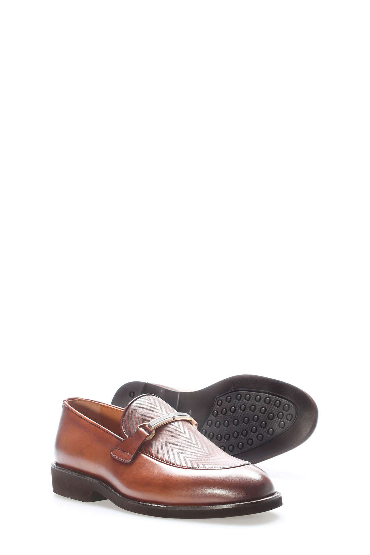 Hakiki Deri Erkek Klasik Ayakkabı 778MA24-441BS - Görsel 5