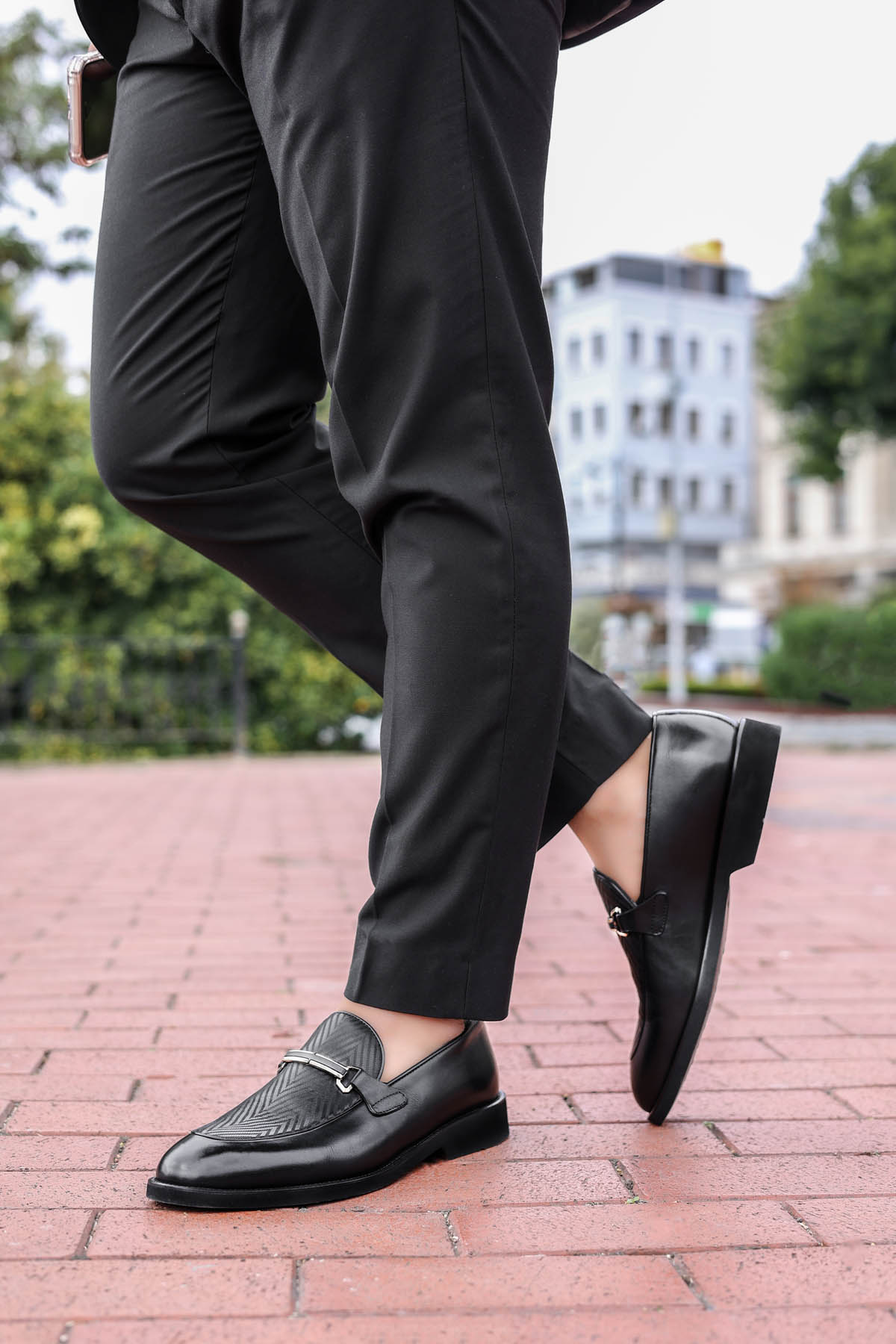 Hakiki Deri Erkek Klasik Ayakkabı 778MA24-441BS - Görsel 2