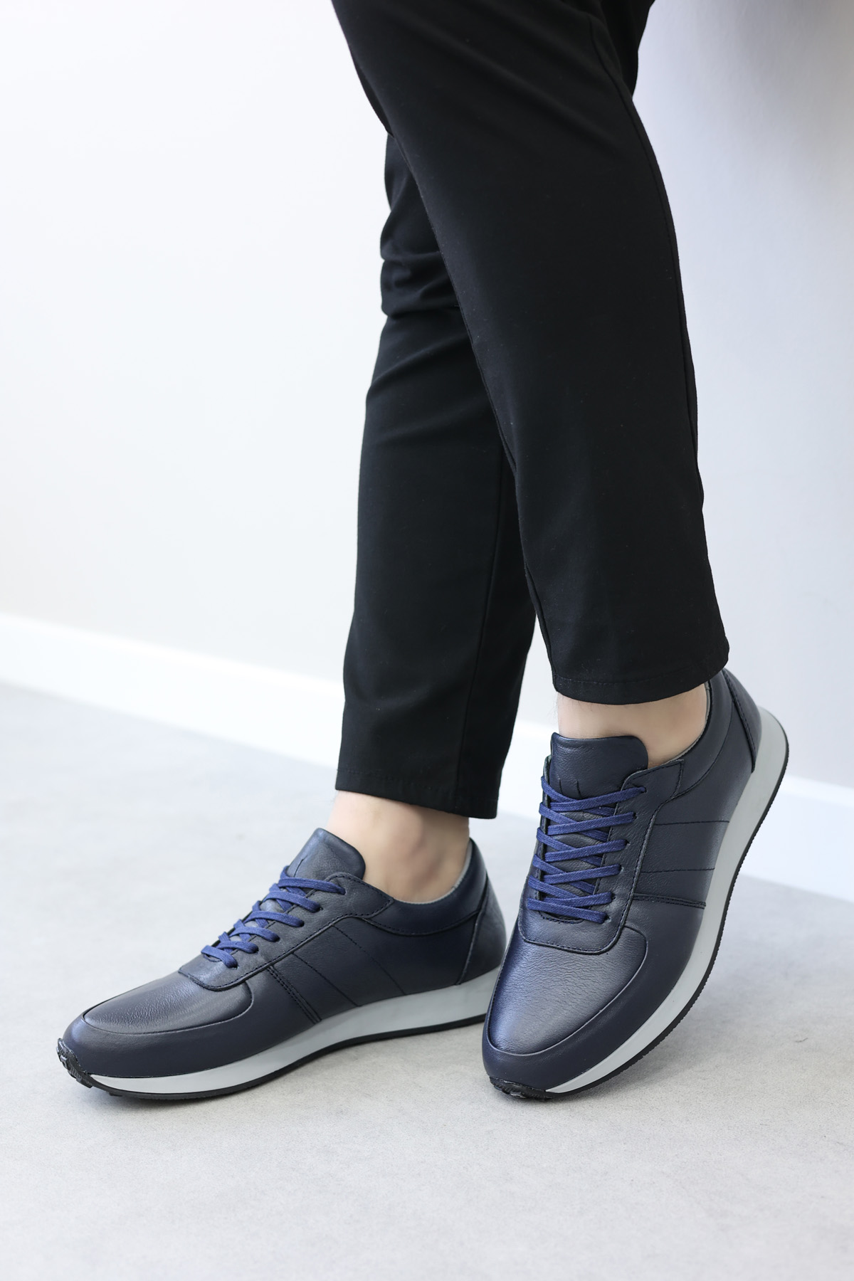 Hakiki Deri Erkek Casual Ayakkabı 951MA556 - Görsel 2