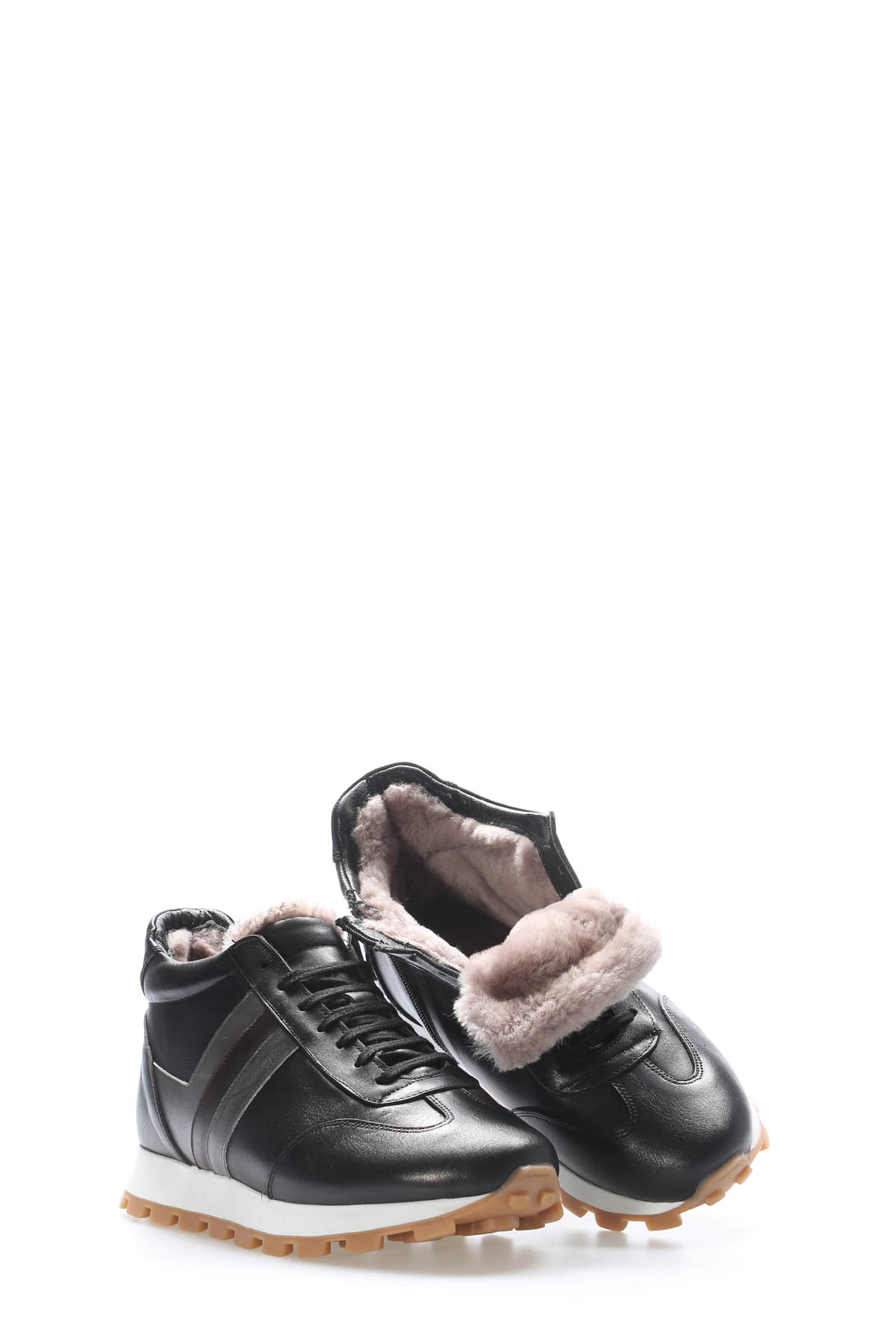 Hakiki Deri Kürklü Erkek Klasik Bot 154KMA1710 - Görsel 6