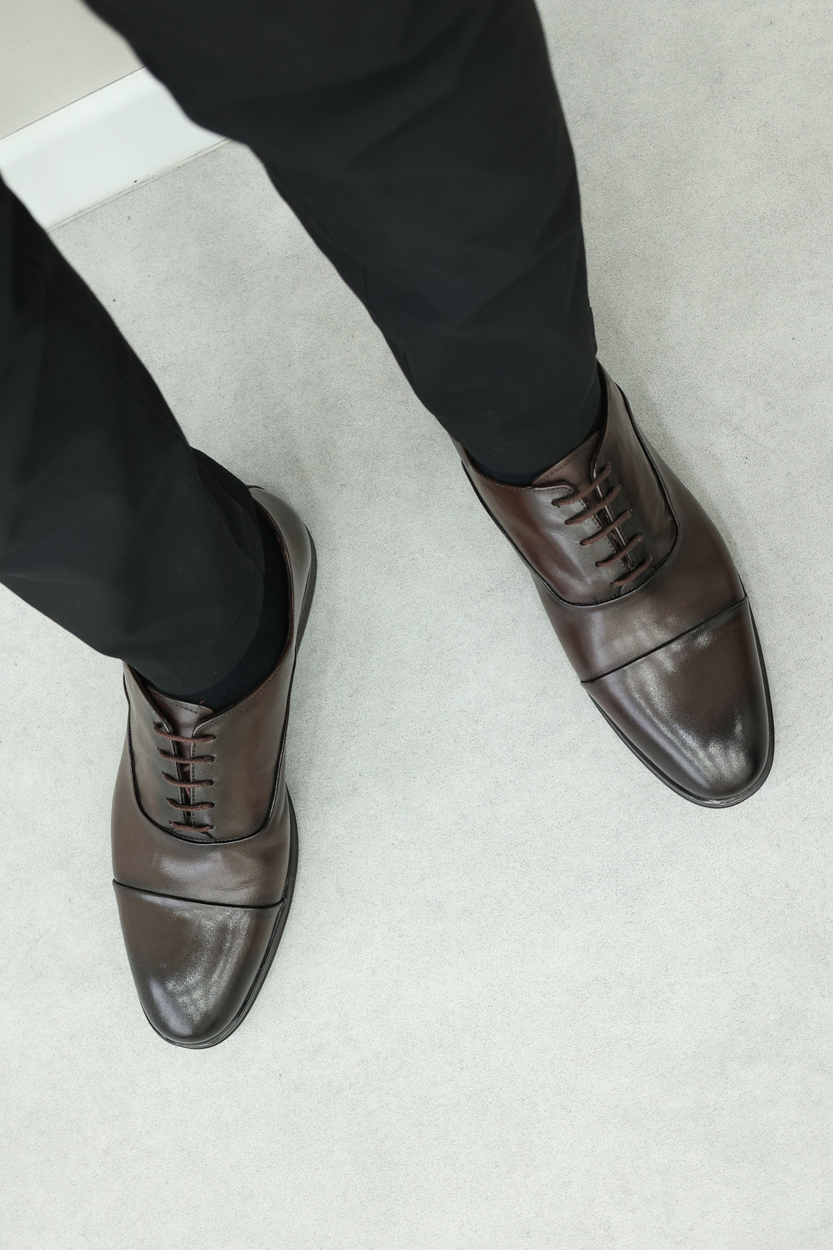 Hakiki Deri Erkek Klasik Ayakkabı 195MA7001 - Görsel 3