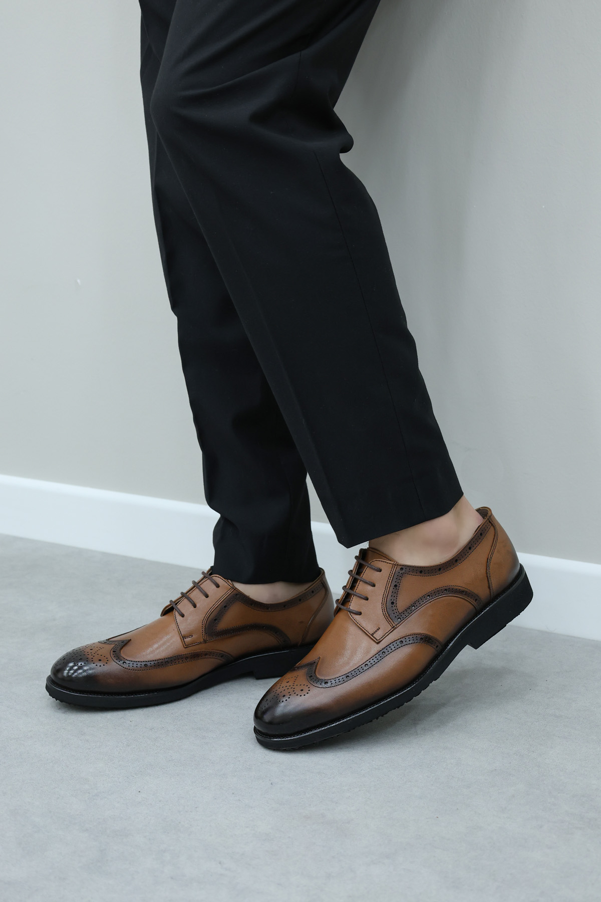 Hakiki Deri Erkek Klasik Ayakkabı 867MA409EVA - Görsel 6