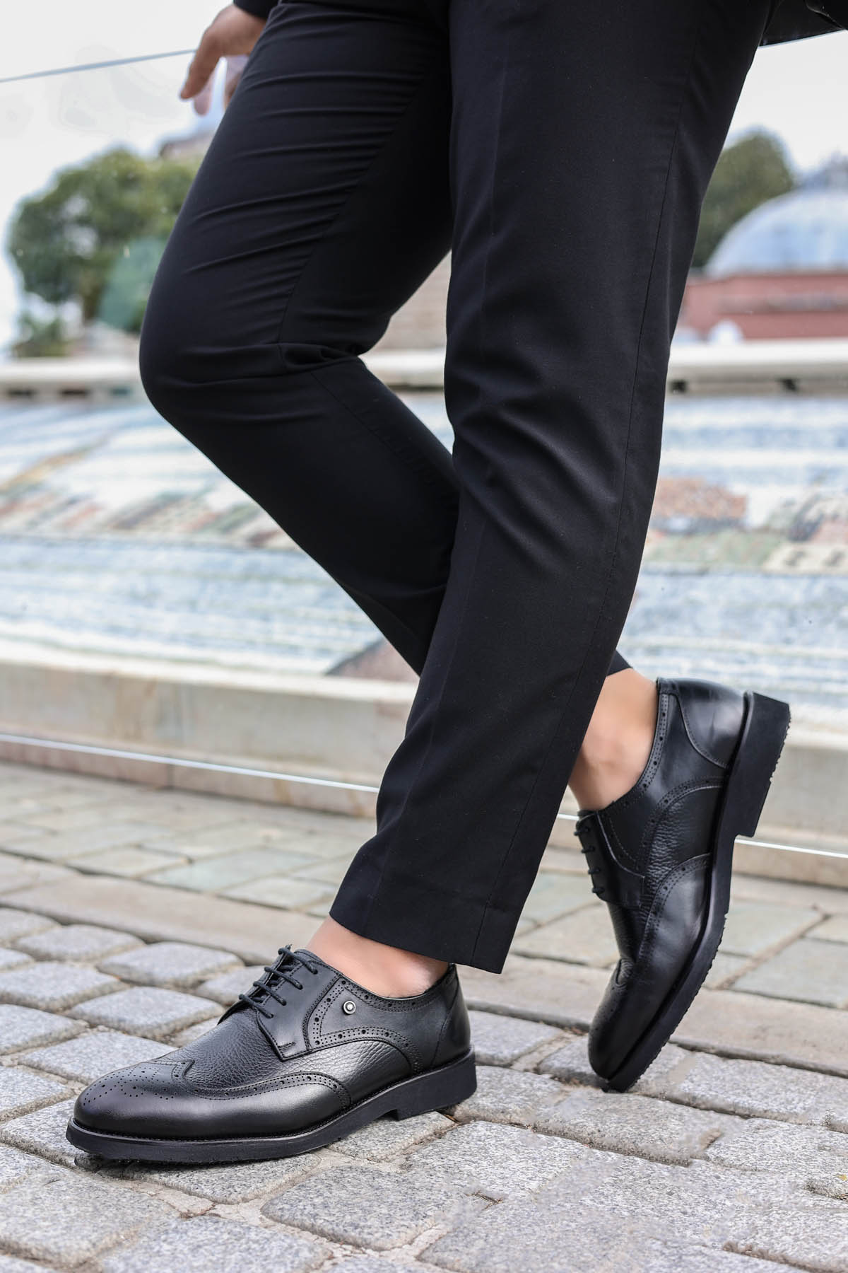 Hakiki Deri Erkek Klasik Ayakkabı 867MA409EVA - Görsel 2