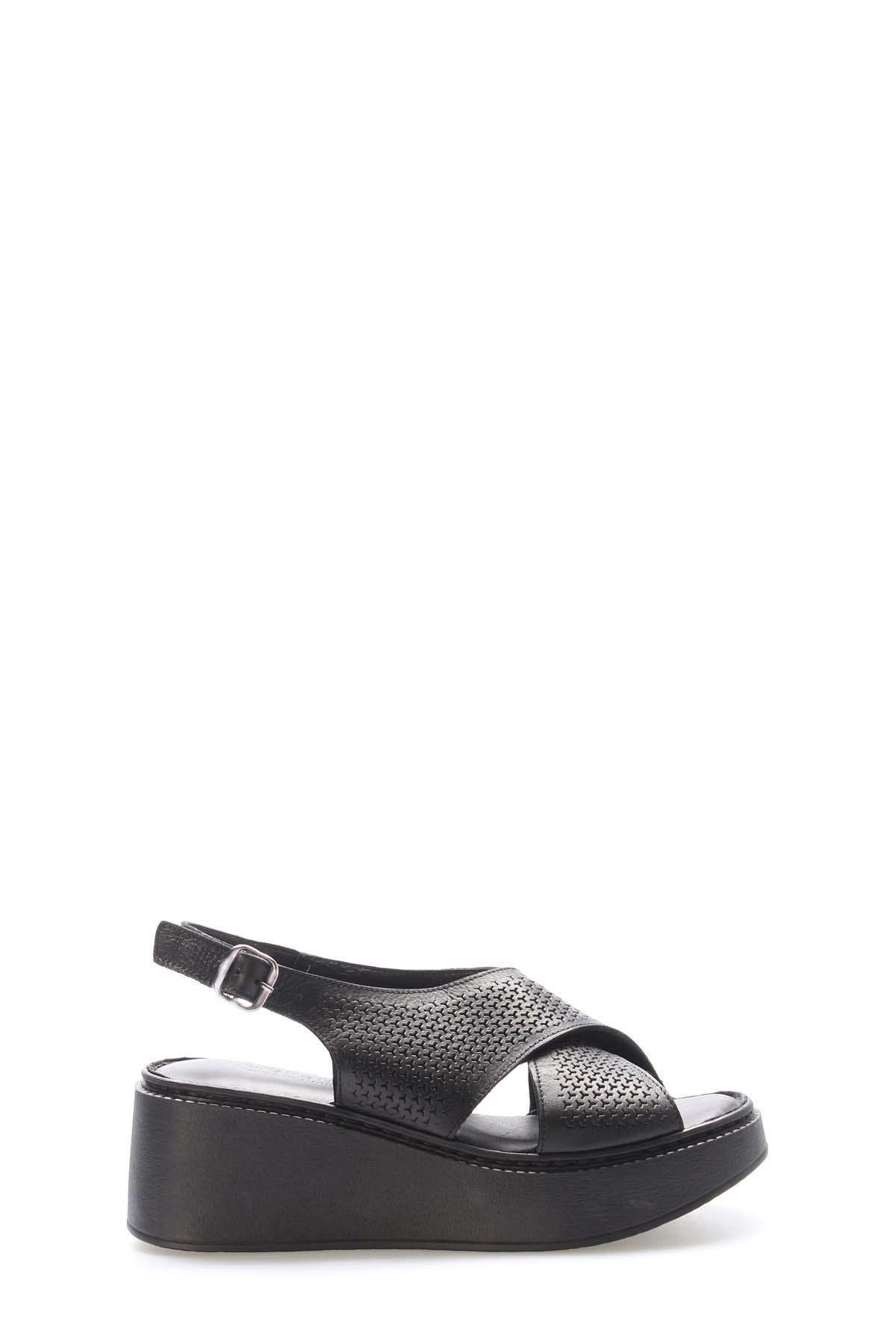 Hakiki Deri Kadın Klasik Sandalet 621ZA864 - Görsel 3