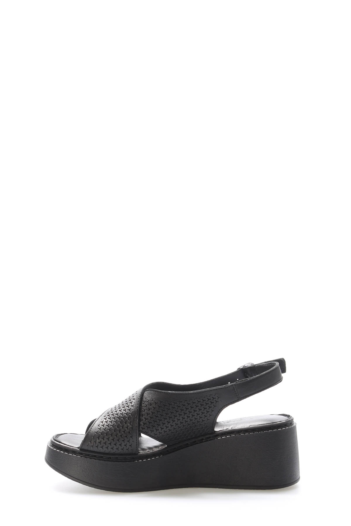 Hakiki Deri Kadın Klasik Sandalet 621ZA864 - Görsel 4